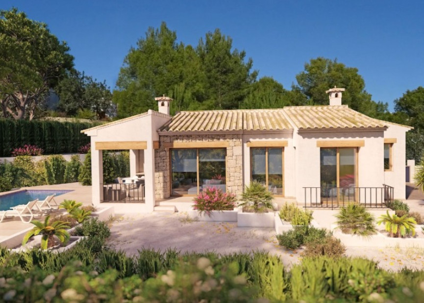 Nieuwbouw woningen - 3. Halfvrijstaand huis - Benissa - Costa Blanca Noord