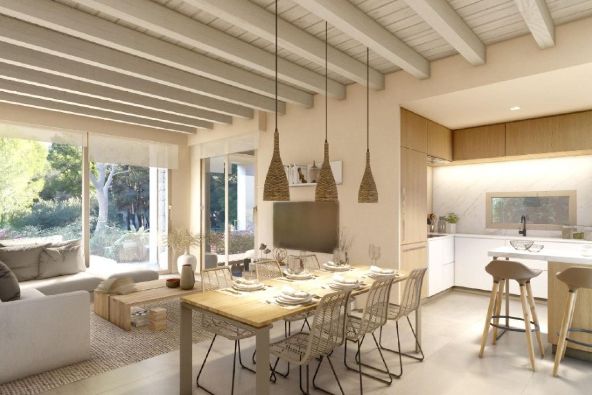 Nieuwbouw woningen - 3. Halfvrijstaand huis - Benissa - Costa Blanca Noord