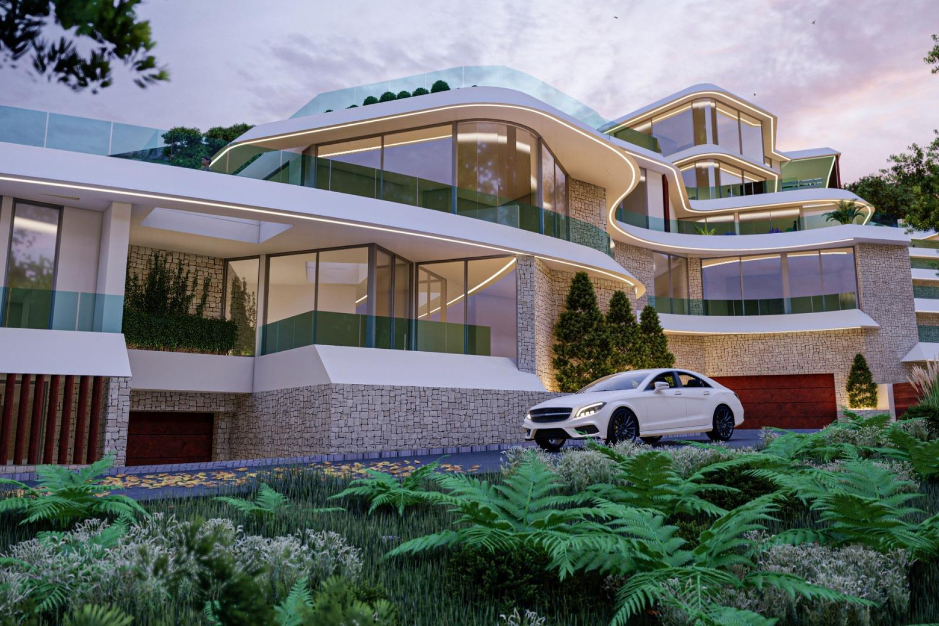 Nieuwbouw woningen - 3. Halfvrijstaand huis - Calpe - Costa Blanca Noord