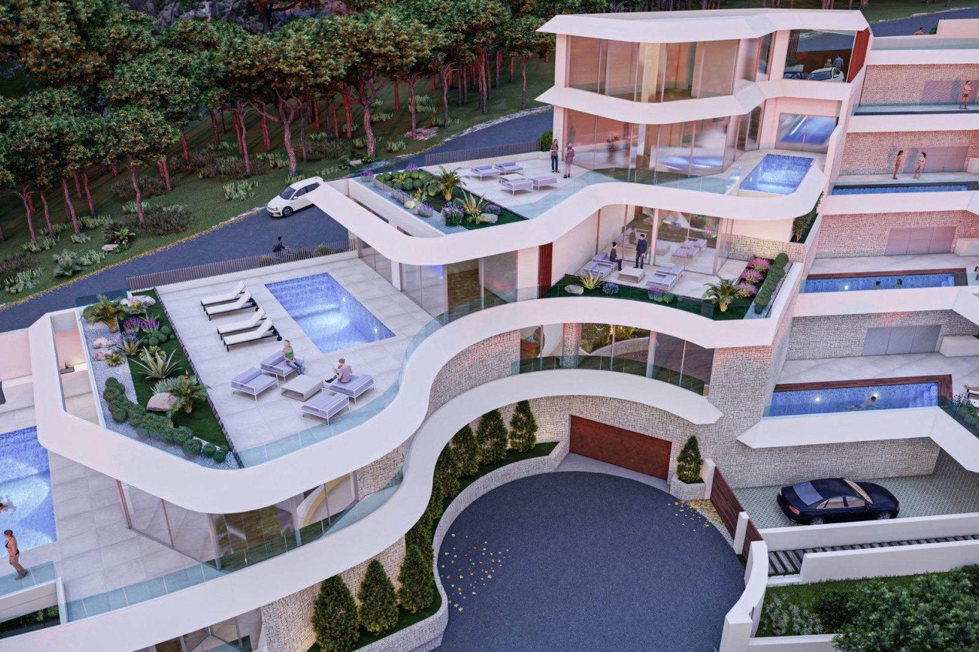 Nieuwbouw woningen - 3. Halfvrijstaand huis - Calpe - Costa Blanca Noord
