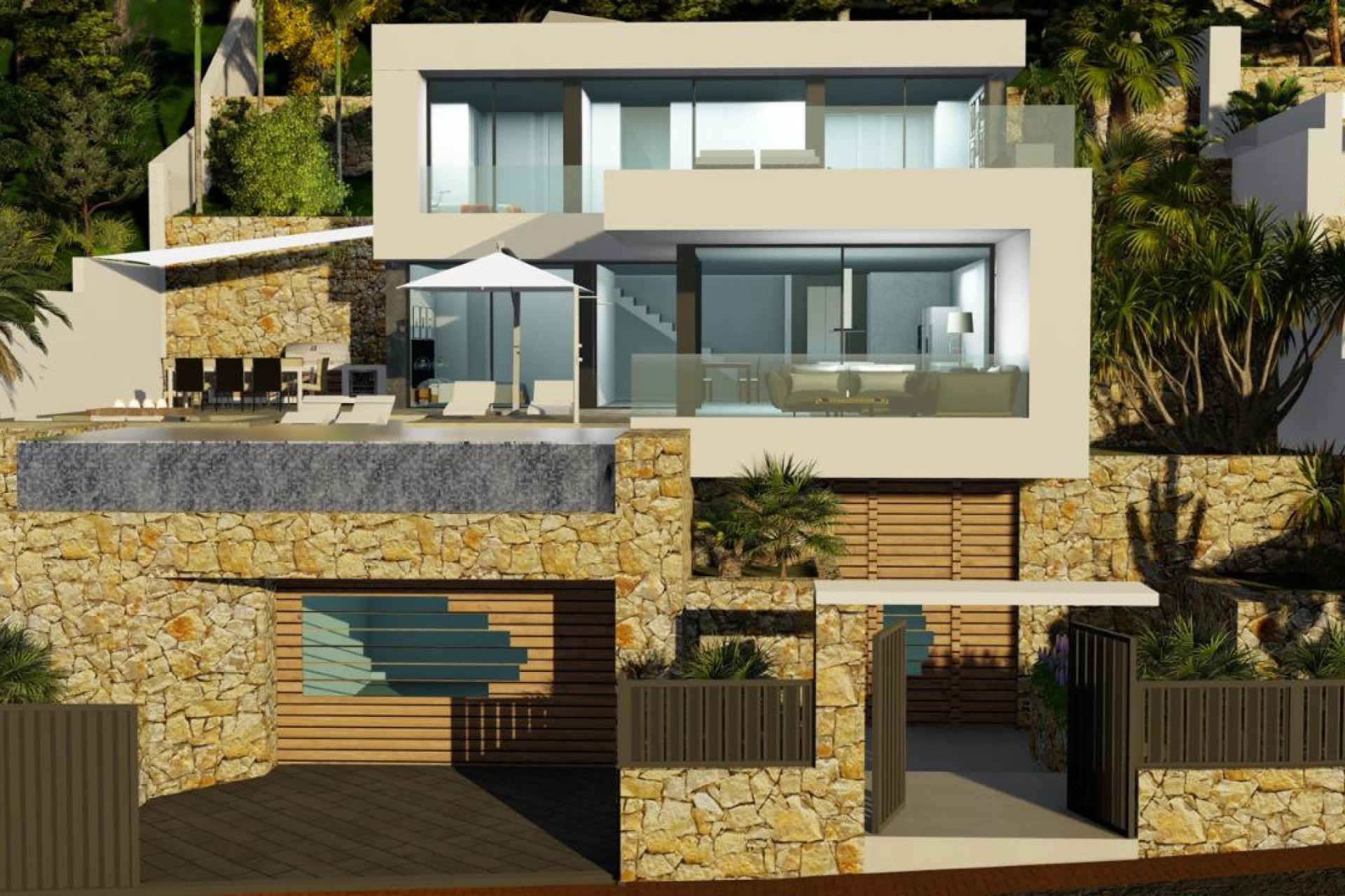Nieuwbouw woningen - 3. Halfvrijstaand huis - Calpe - Costa Blanca Noord