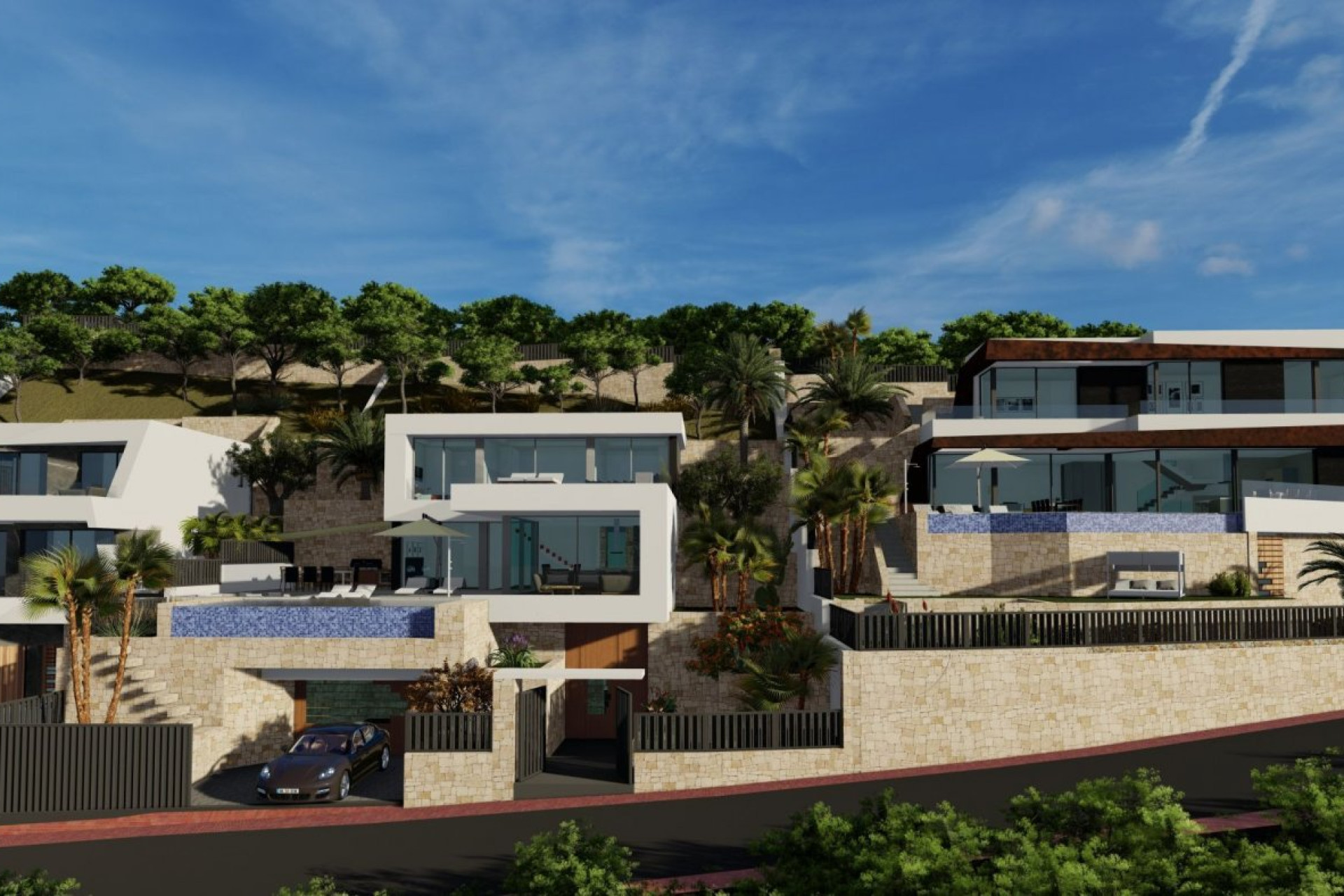 Nieuwbouw woningen - 3. Halfvrijstaand huis - Calpe - Costa Blanca Noord