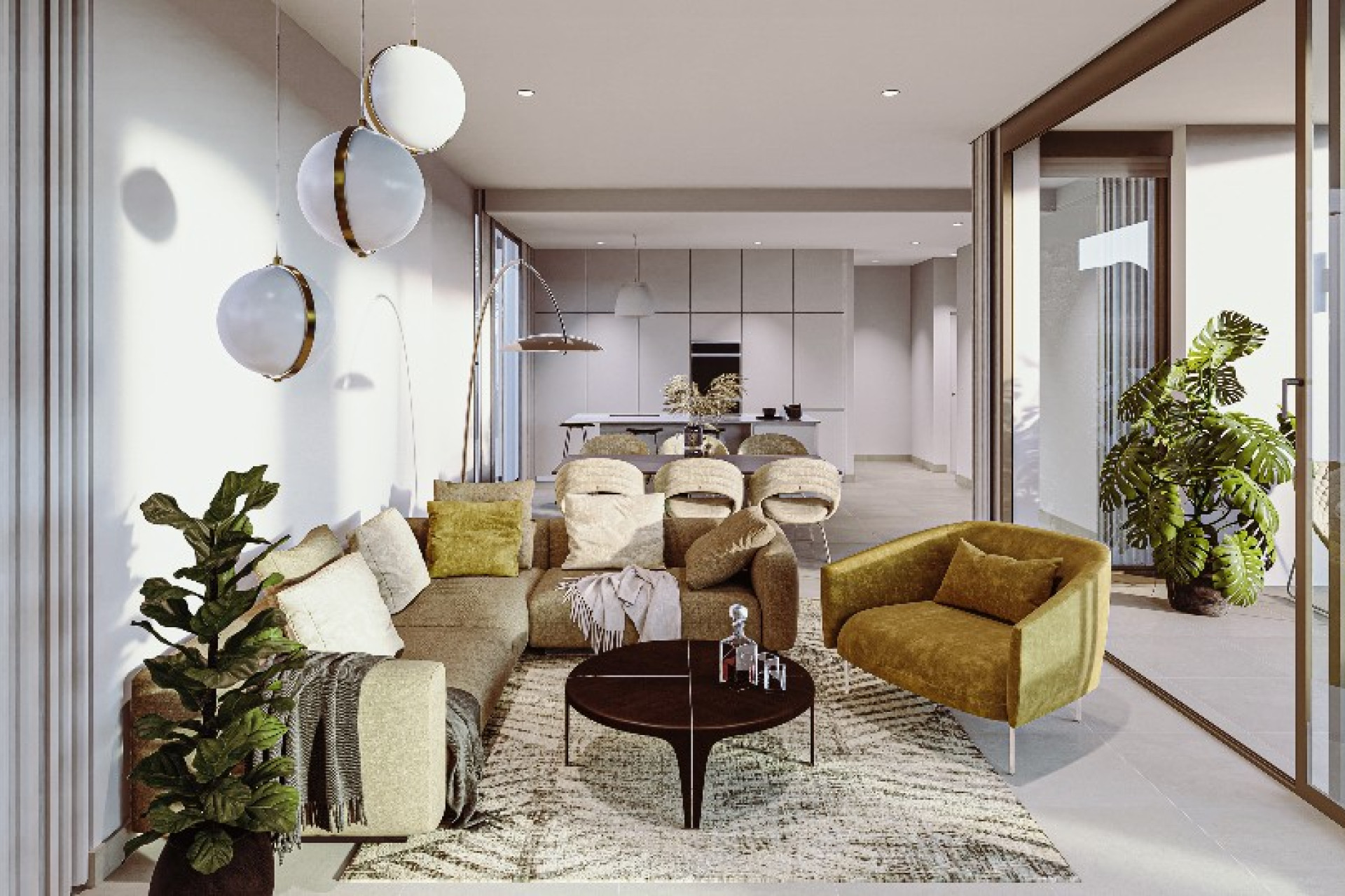 Nieuwbouw woningen - 3. Halfvrijstaand huis - Cartagena - Costa Calida