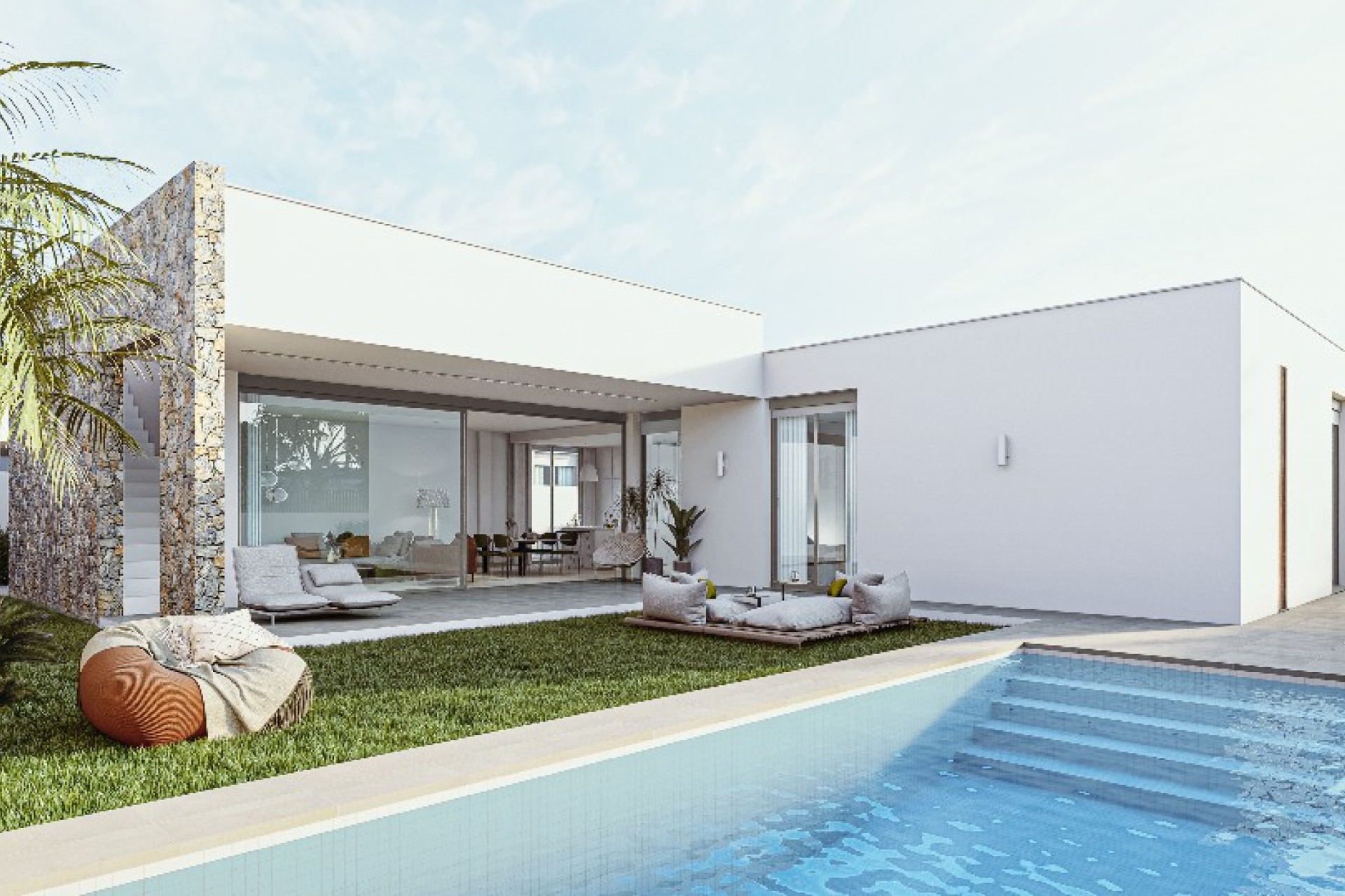Nieuwbouw woningen - 3. Halfvrijstaand huis - Cartagena - Costa Calida
