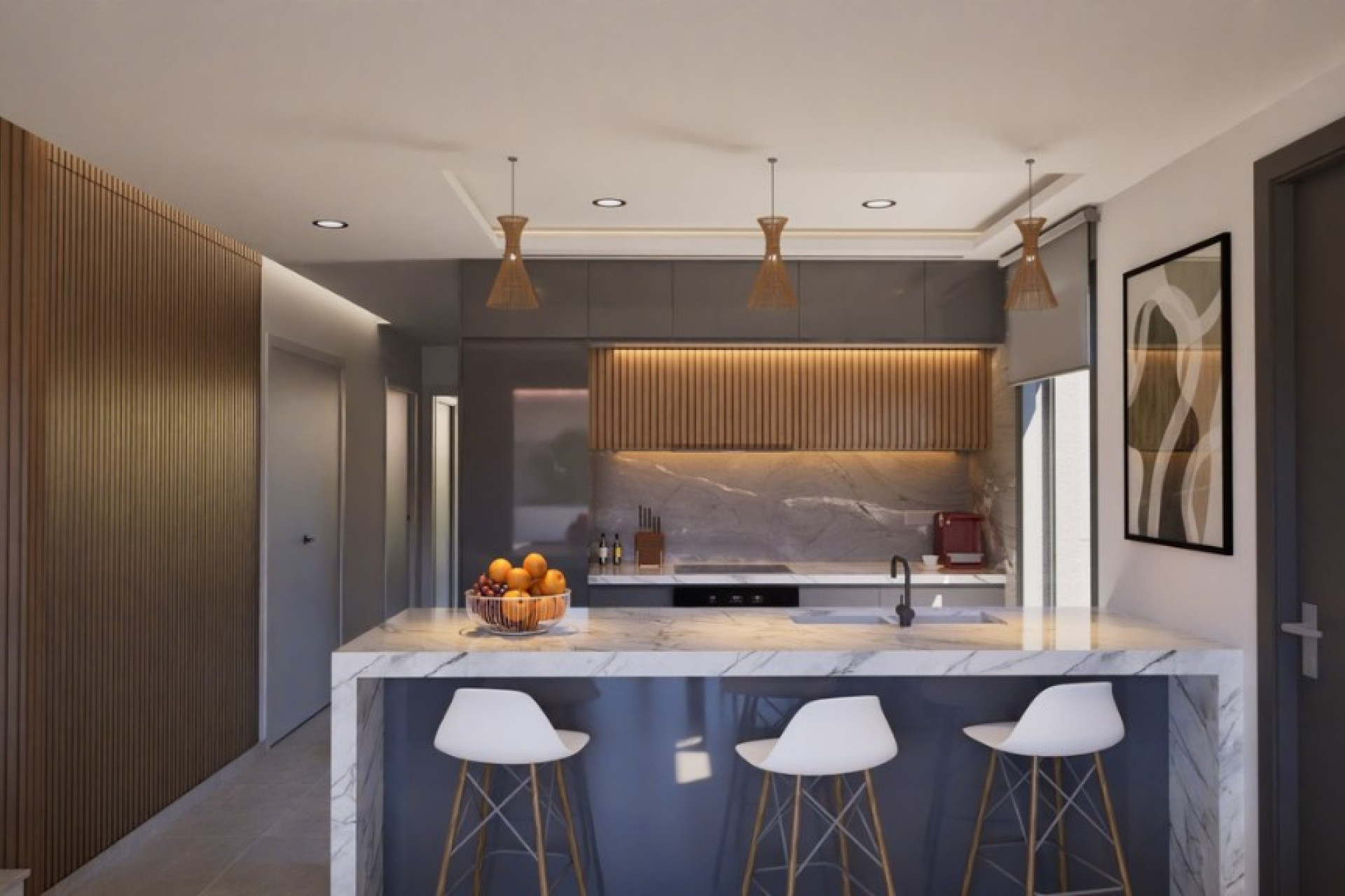 Nieuwbouw woningen - 3. Halfvrijstaand huis - Cartagena - Costa Calida