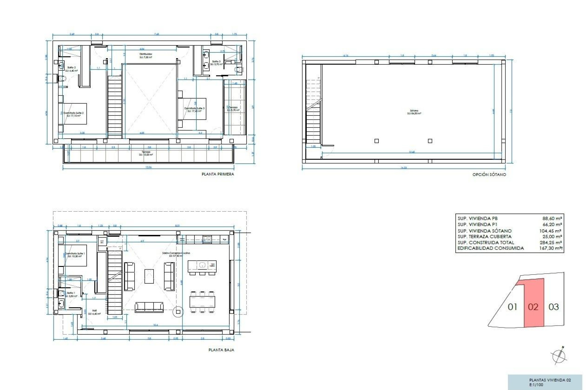 Nieuwbouw woningen - 3. Halfvrijstaand huis - Ciudad Quesada - Costa Blanca Zuid