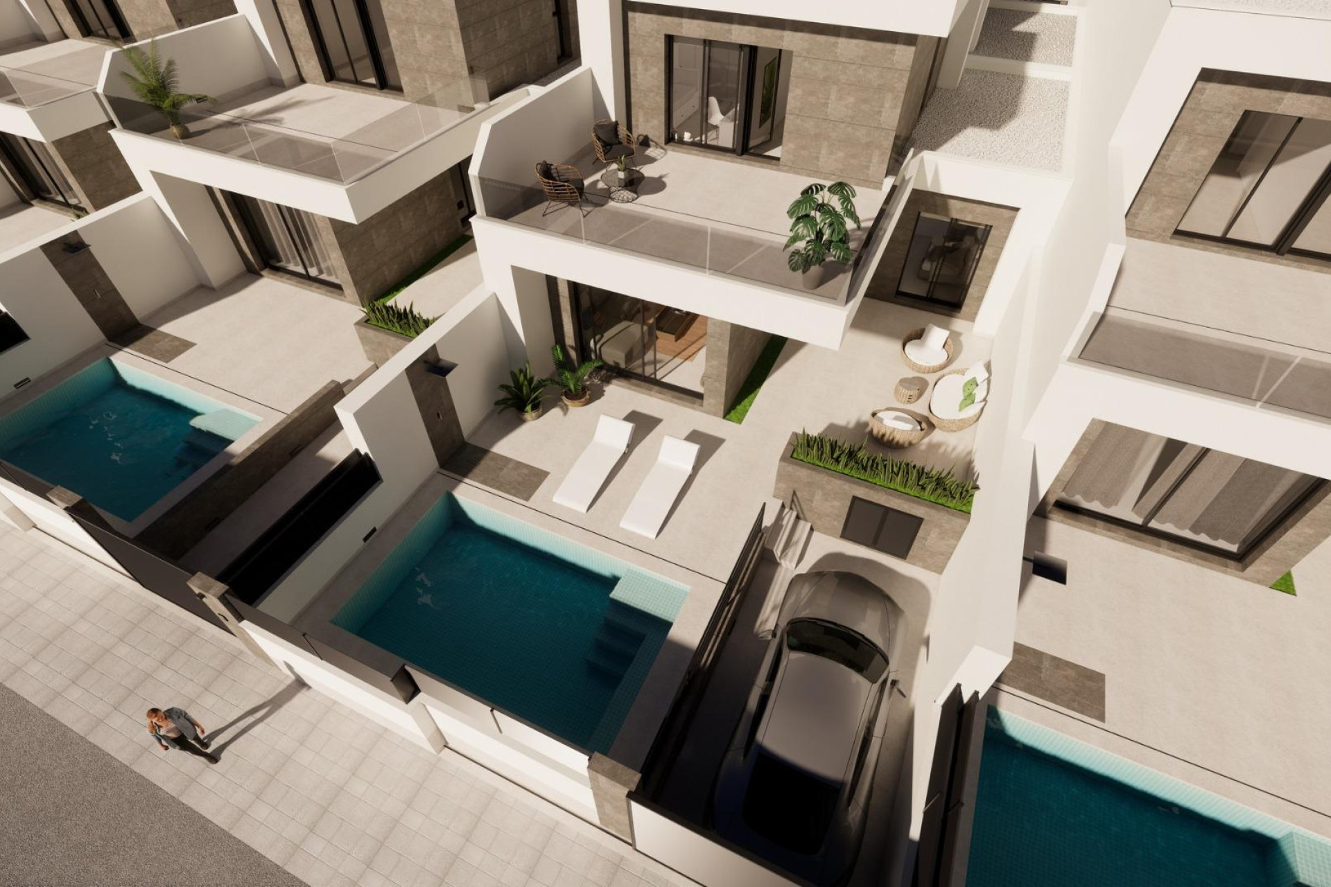 Nieuwbouw woningen - 3. Halfvrijstaand huis - Dolores - Costa Blanca Zuid