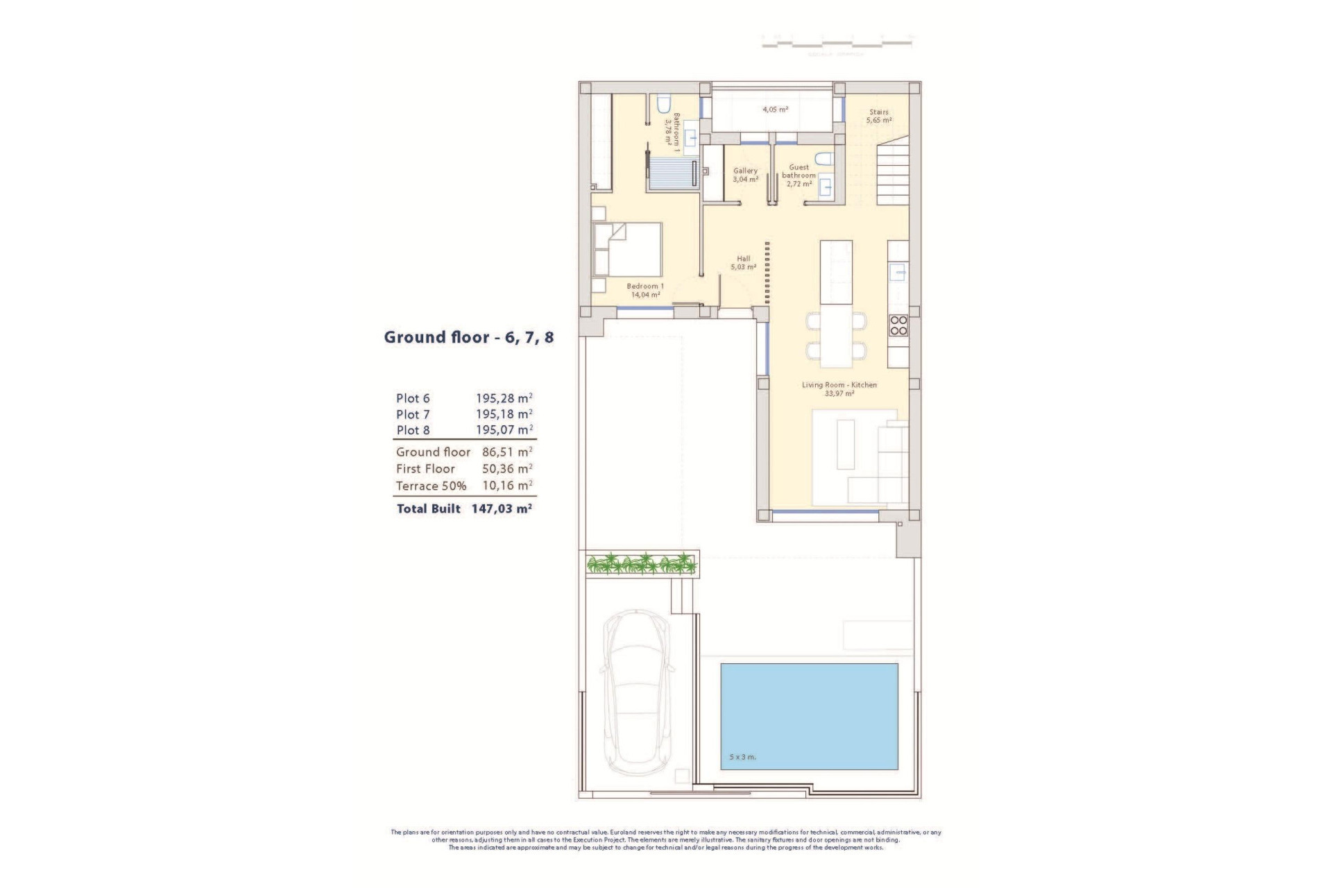 Nieuwbouw woningen - 3. Halfvrijstaand huis - Dolores - Costa Blanca Zuid
