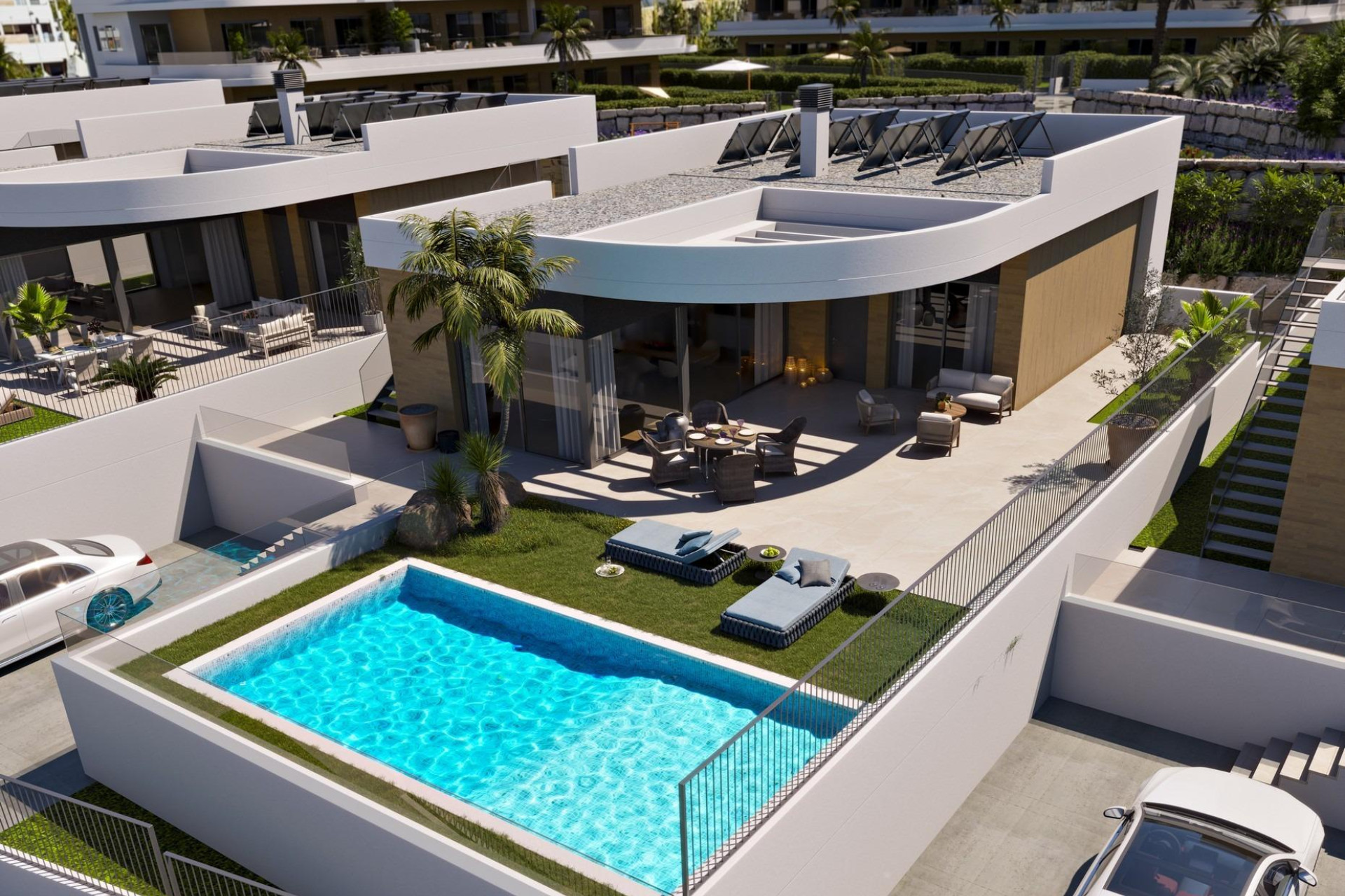 Nieuwbouw woningen - 3. Halfvrijstaand huis - Finestrat - Costa Blanca Noord