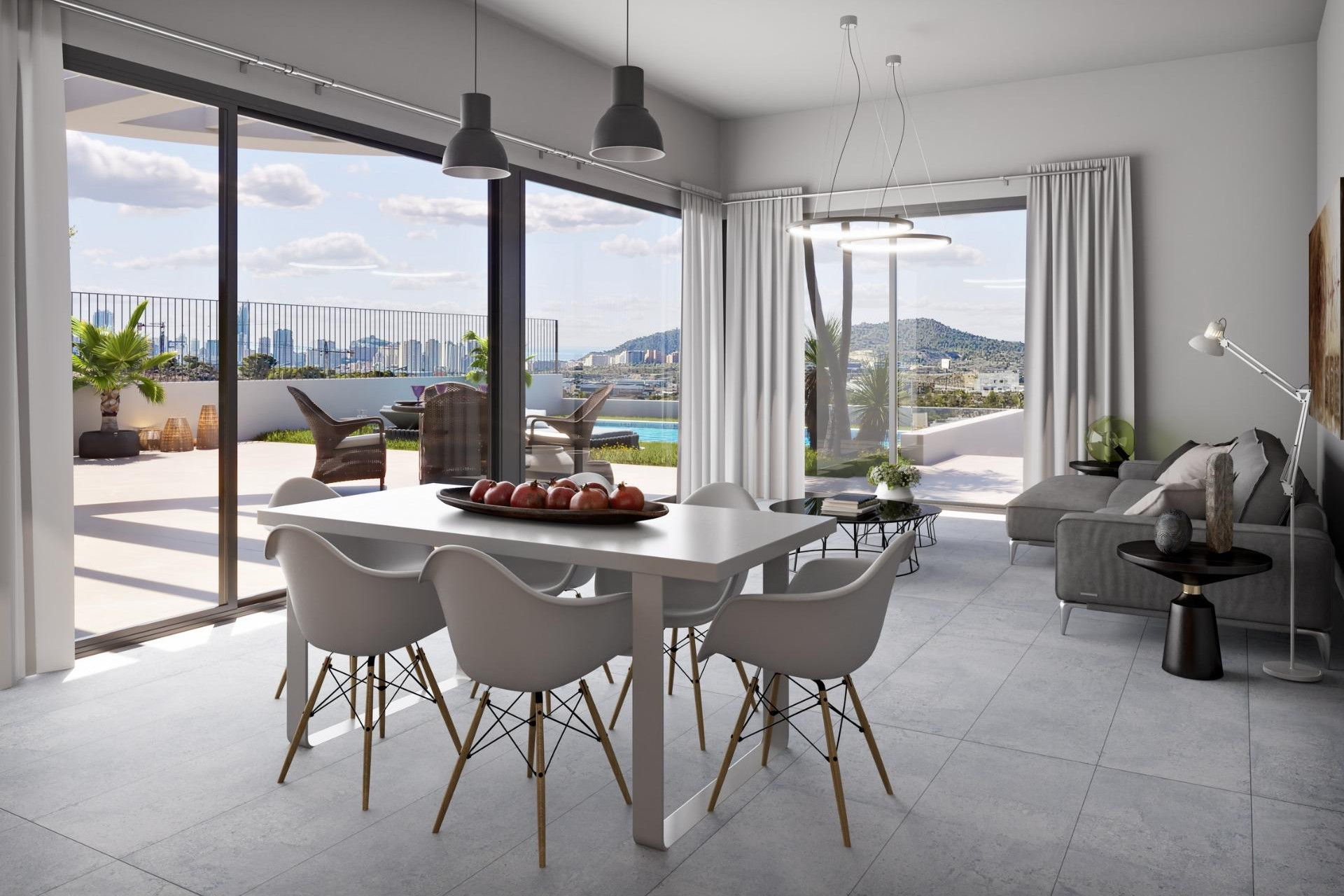 Nieuwbouw woningen - 3. Halfvrijstaand huis - Finestrat - Costa Blanca Noord