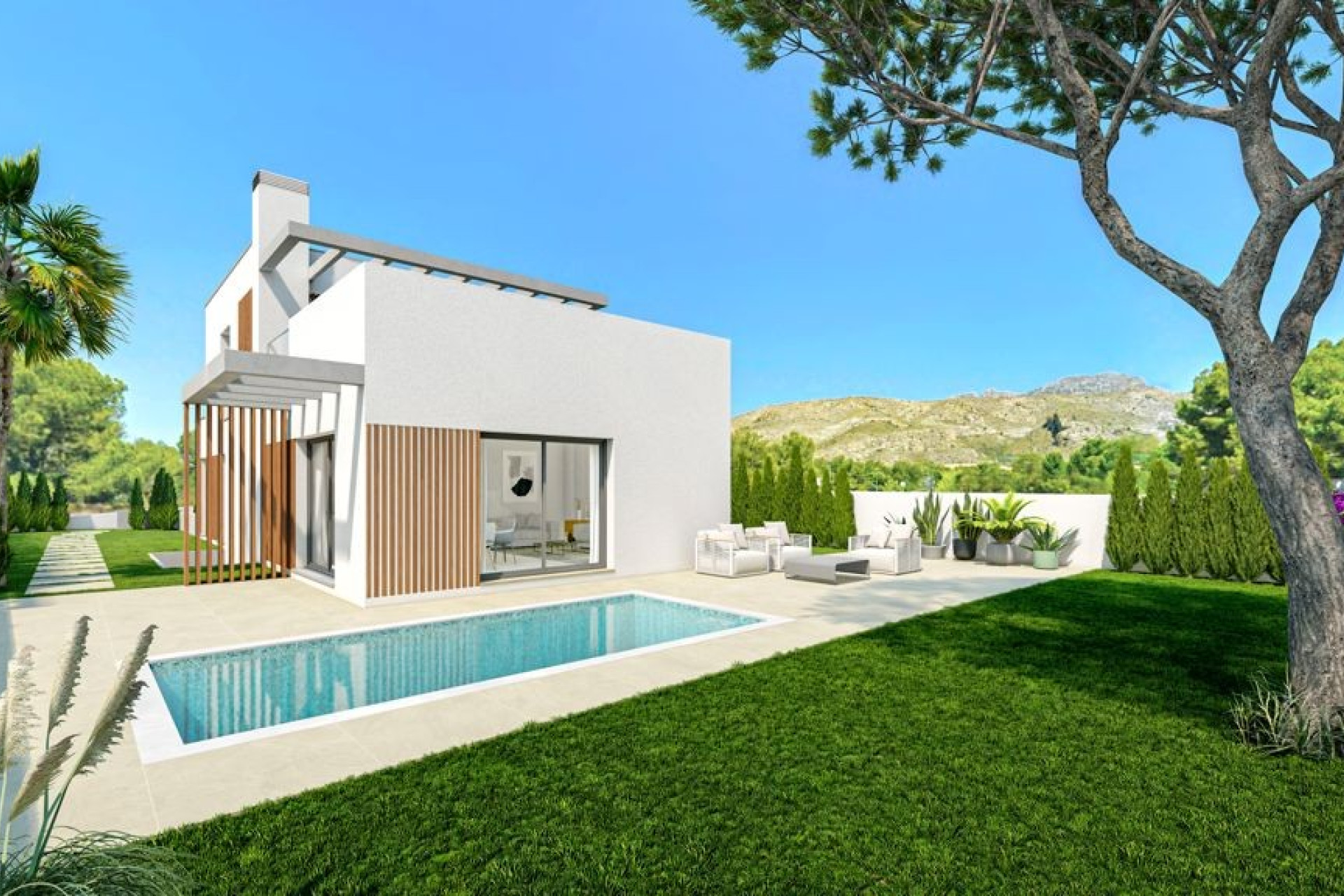 Nieuwbouw woningen - 3. Halfvrijstaand huis - Finestrat - Costa Blanca Noord