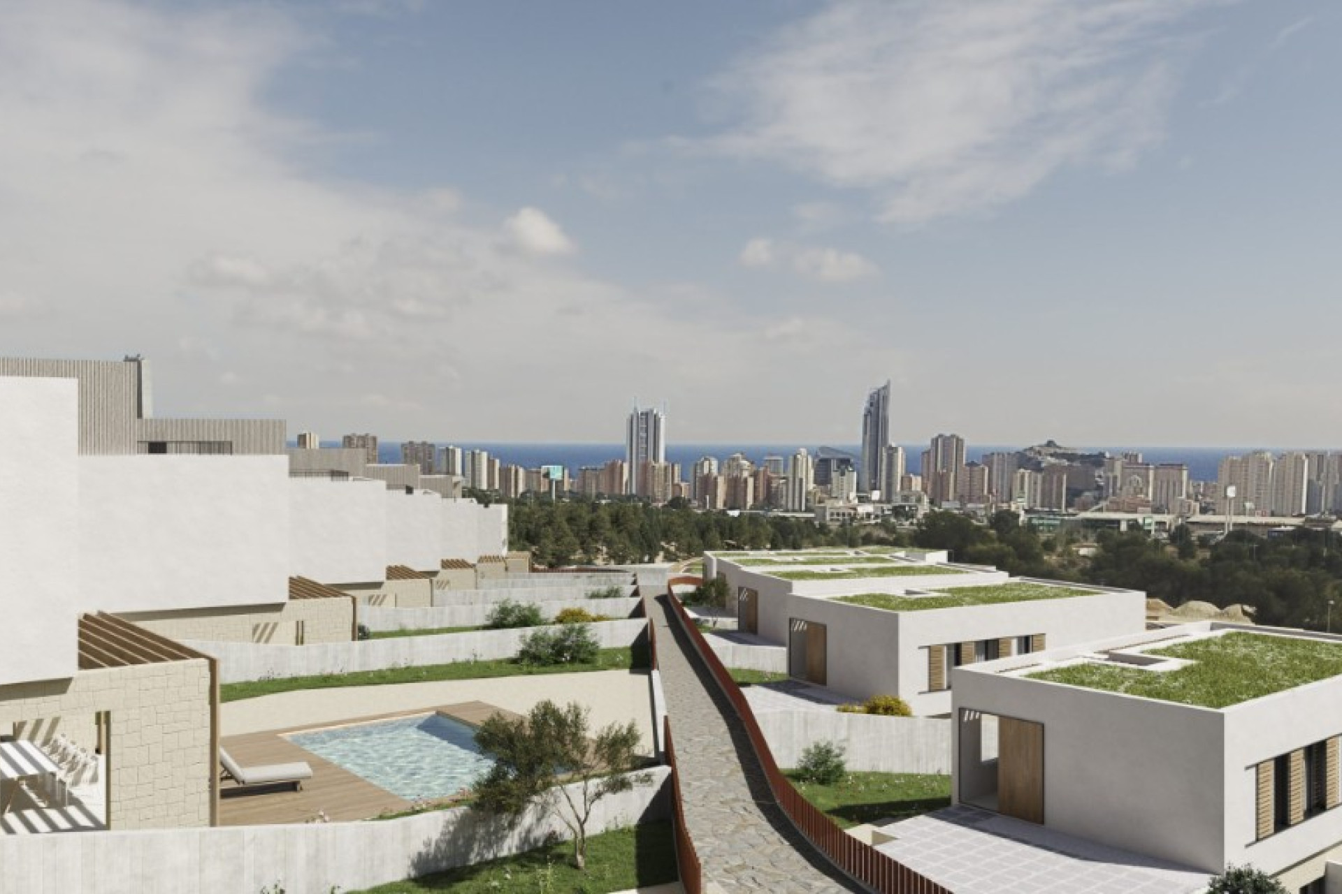 Nieuwbouw woningen - 3. Halfvrijstaand huis - Finestrat - Costa Blanca Noord