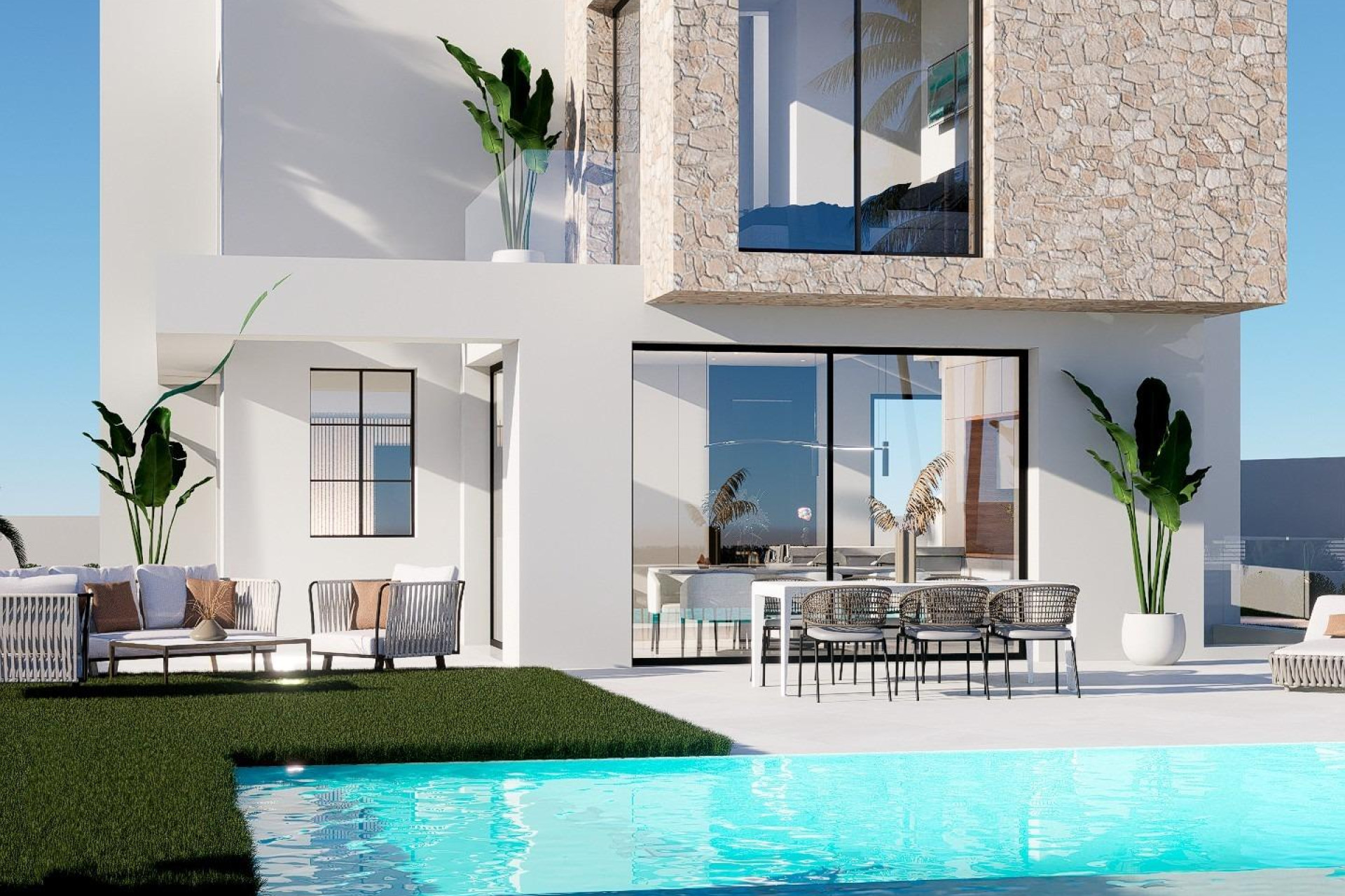 Nieuwbouw woningen - 3. Halfvrijstaand huis - Finestrat - Costa Blanca Noord