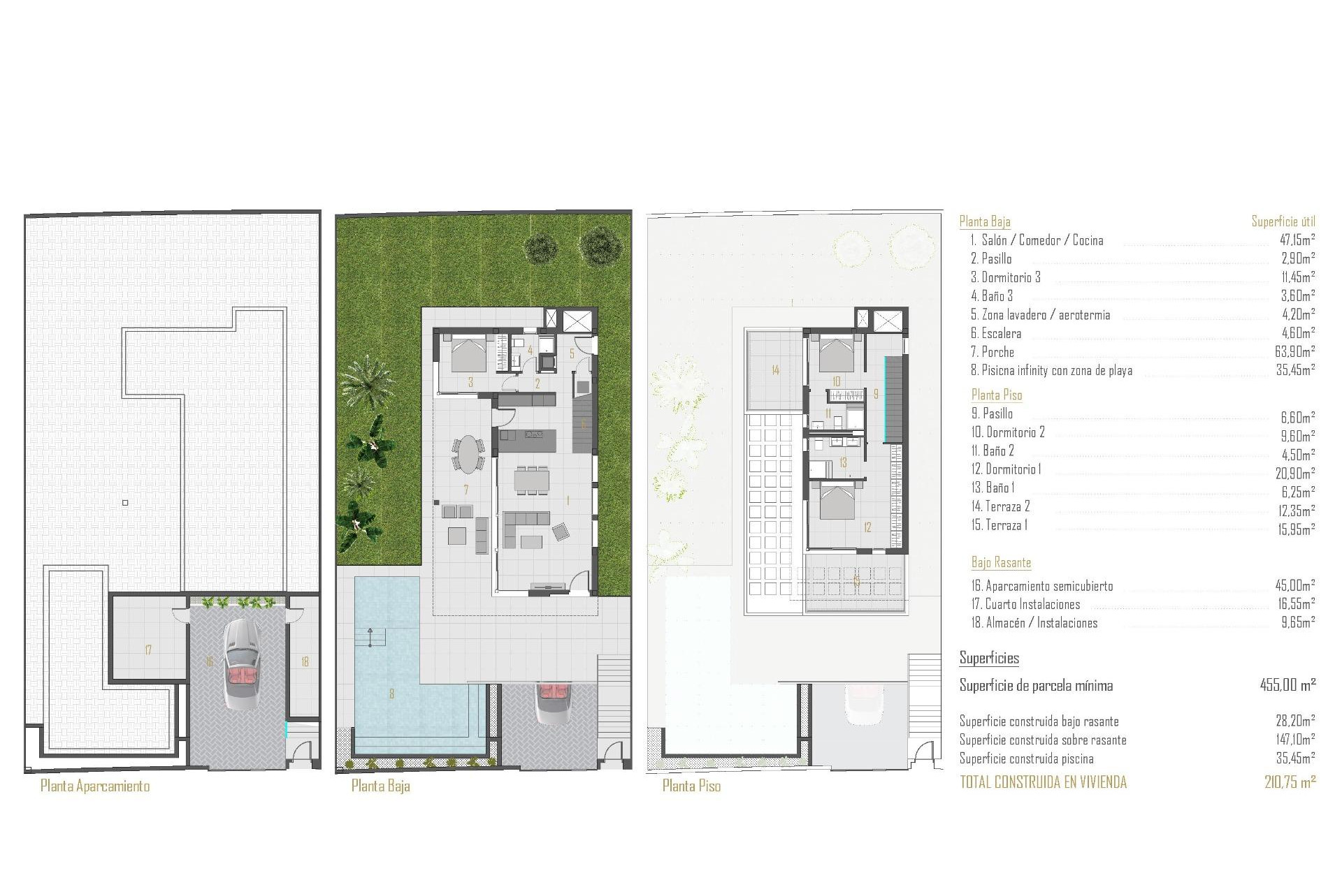 Nieuwbouw woningen - 3. Halfvrijstaand huis - Finestrat - Costa Blanca Noord