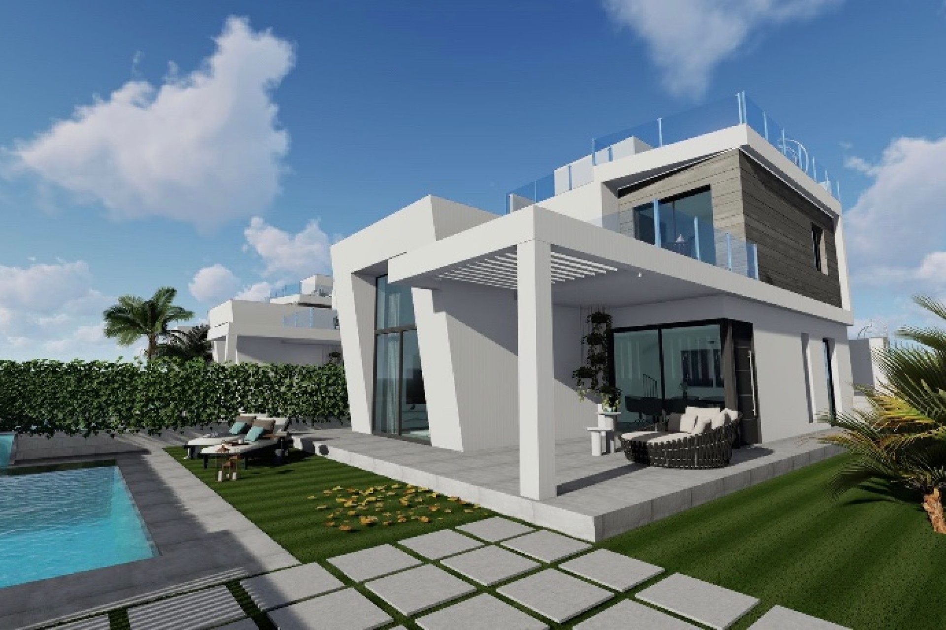 Nieuwbouw woningen - 3. Halfvrijstaand huis - Finestrat - Costa Blanca Noord