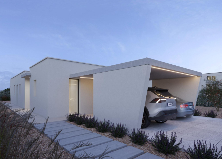 Nieuwbouw woningen - 3. Halfvrijstaand huis - Fuente Alamo de Murcia - Costa Calida