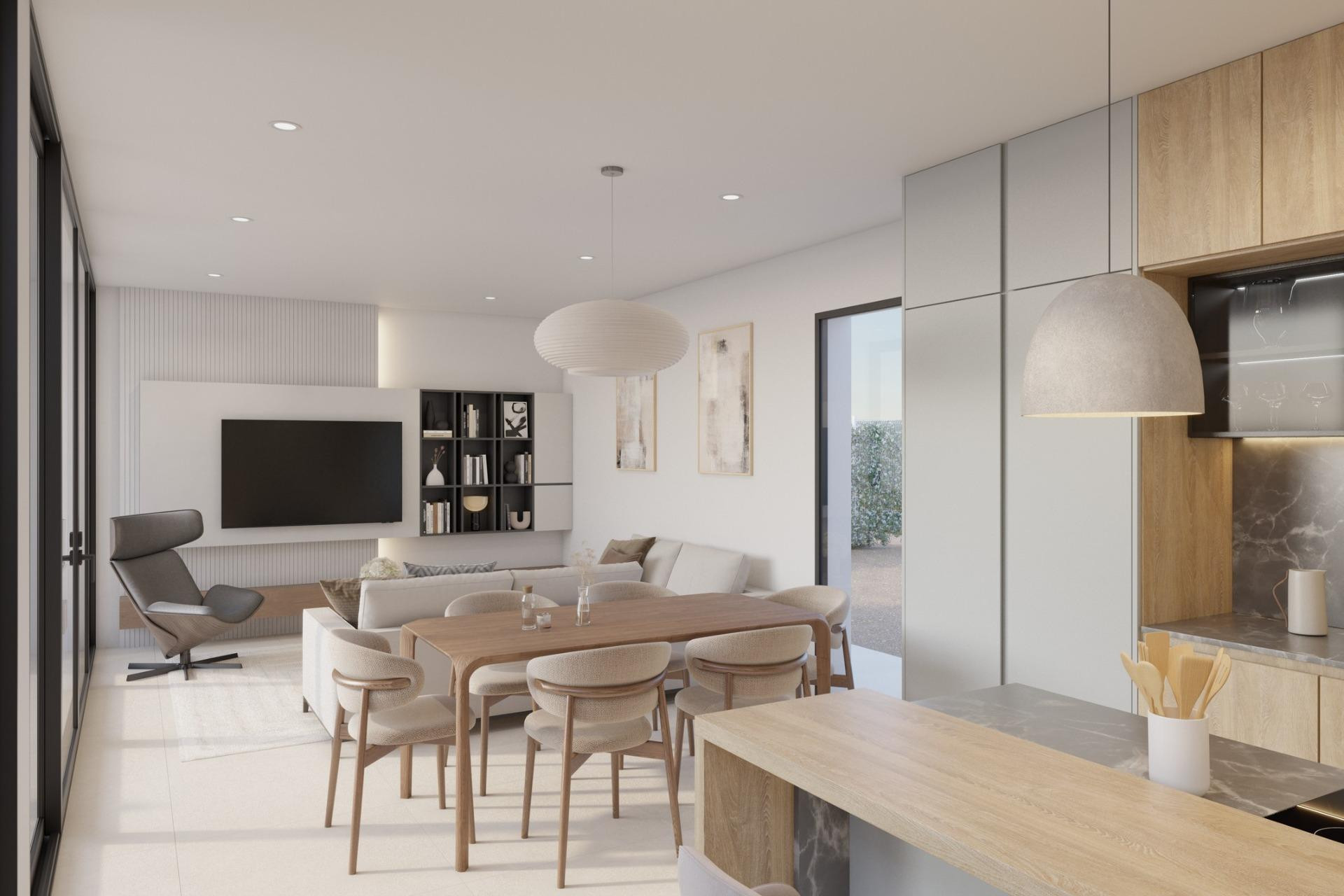 Nieuwbouw woningen - 3. Halfvrijstaand huis - Fuente Alamo de Murcia - Costa Calida