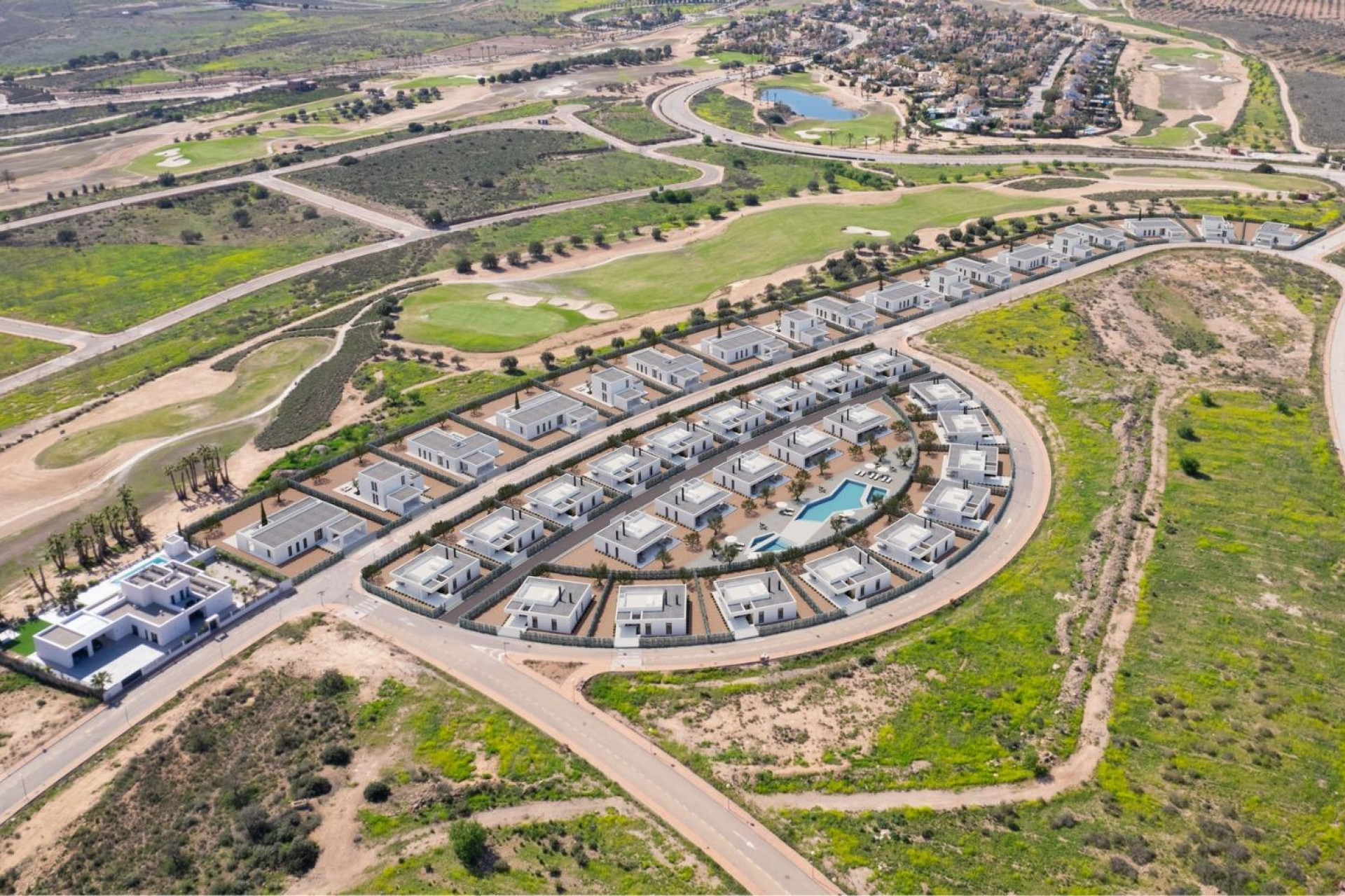 Nieuwbouw woningen - 3. Halfvrijstaand huis - Fuente Alamo de Murcia - Costa Calida