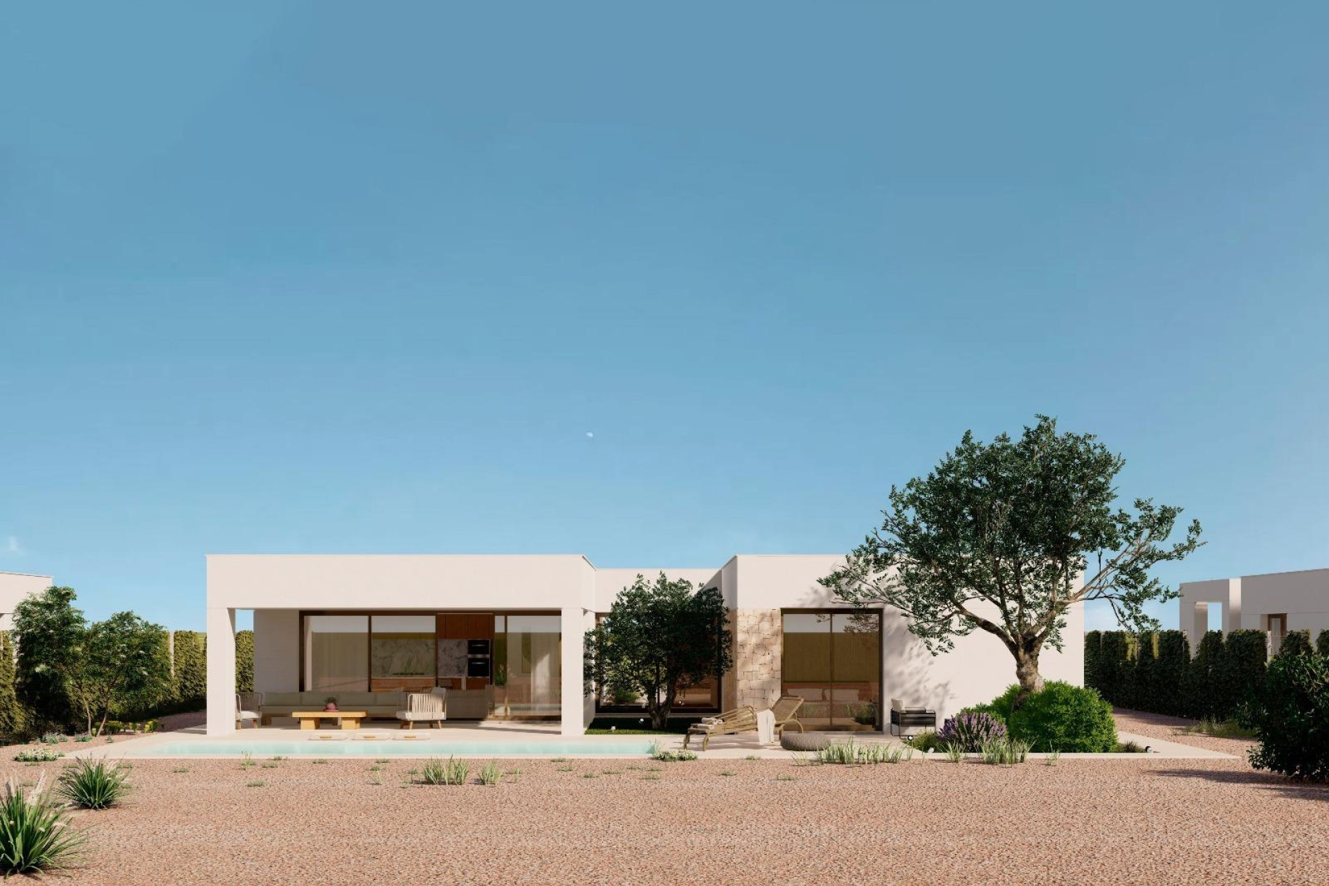 Nieuwbouw woningen - 3. Halfvrijstaand huis - Fuente Alamo de Murcia - Costa Calida