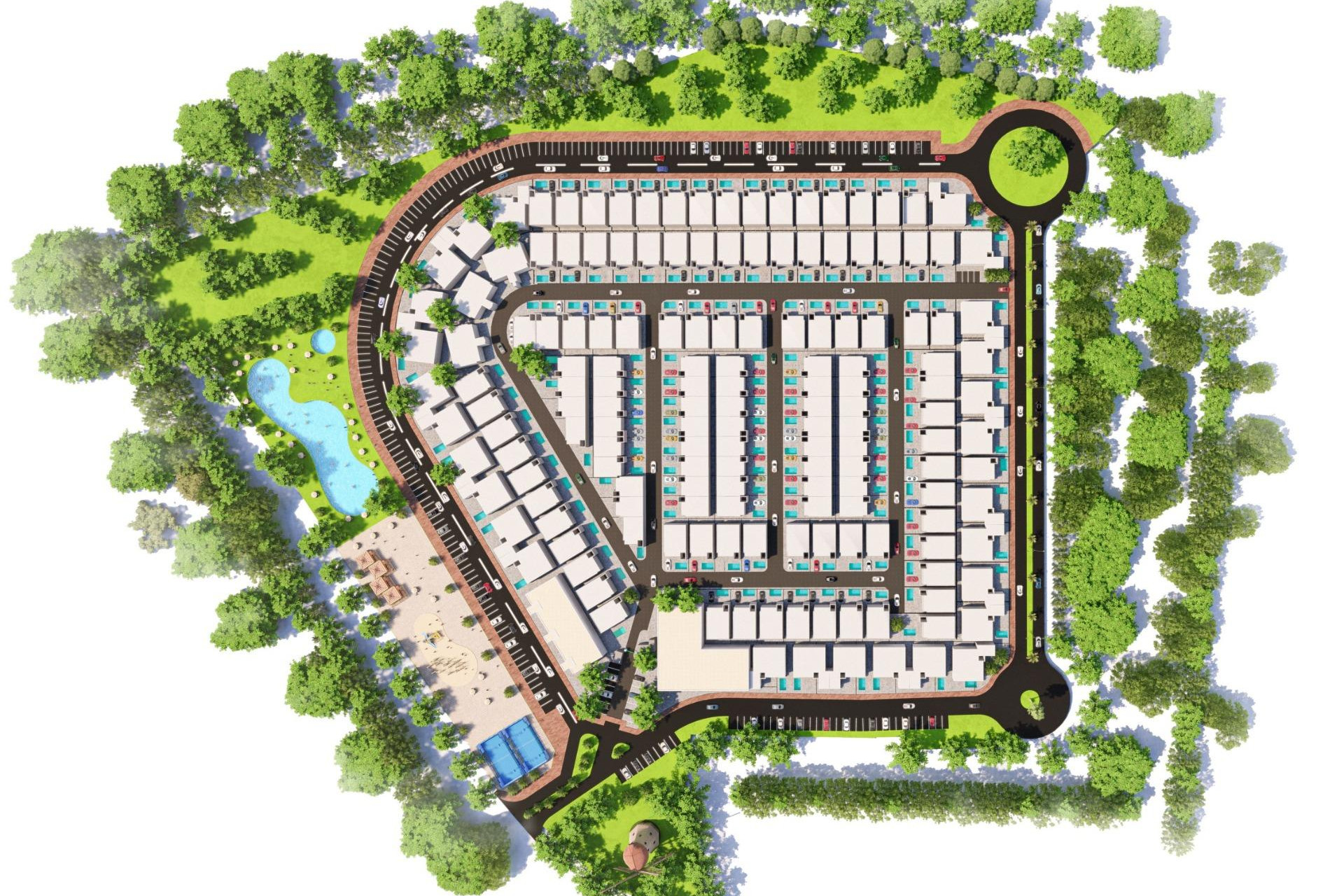 Nieuwbouw woningen - 3. Halfvrijstaand huis - Fuente Alamo de Murcia - Costa Calida