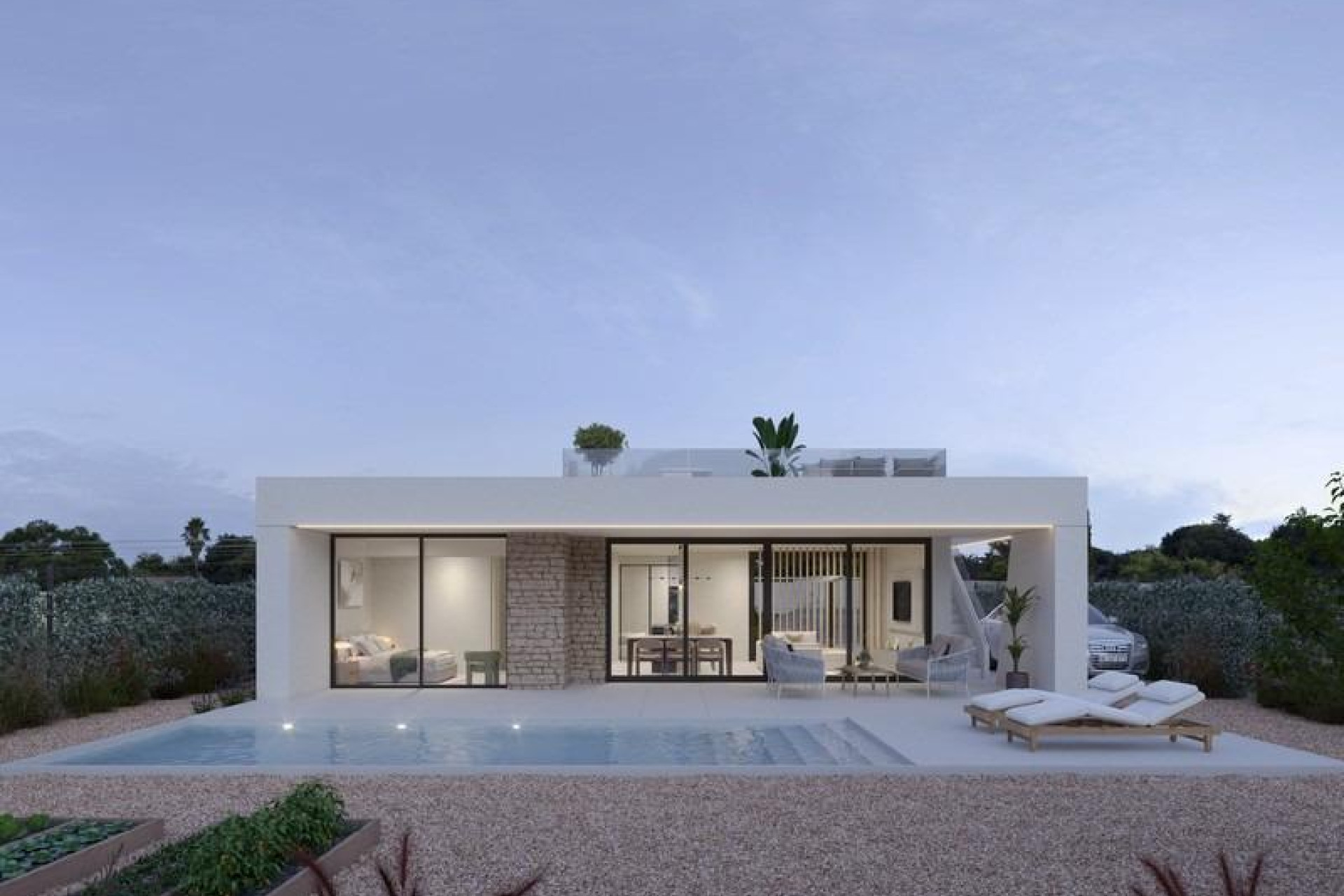 Nieuwbouw woningen - 3. Halfvrijstaand huis - Fuente Alamo de Murcia - Costa Calida