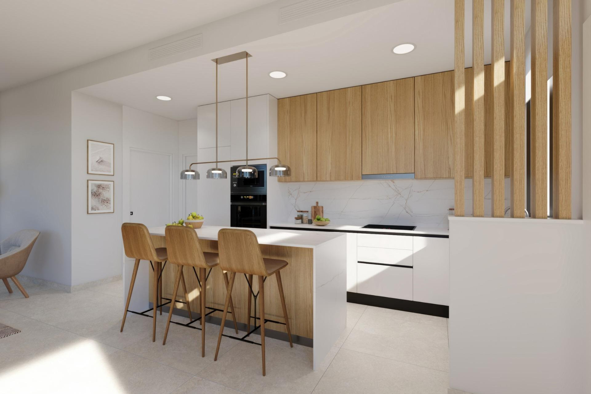 Nieuwbouw woningen - 3. Halfvrijstaand huis - Fuente Alamo de Murcia - Costa Calida