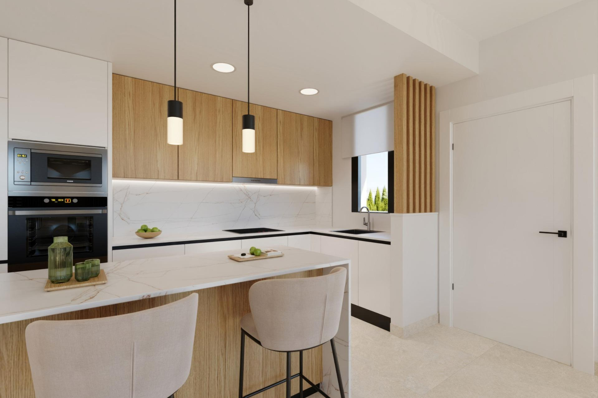 Nieuwbouw woningen - 3. Halfvrijstaand huis - Fuente Alamo de Murcia - Costa Calida