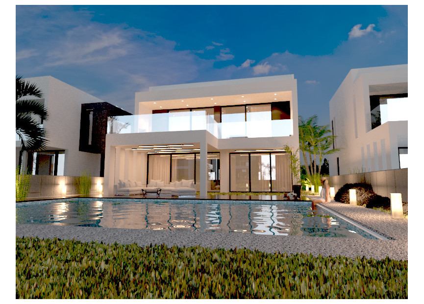 Nieuwbouw woningen - 3. Halfvrijstaand huis - La Marina - Costa Blanca Zuid