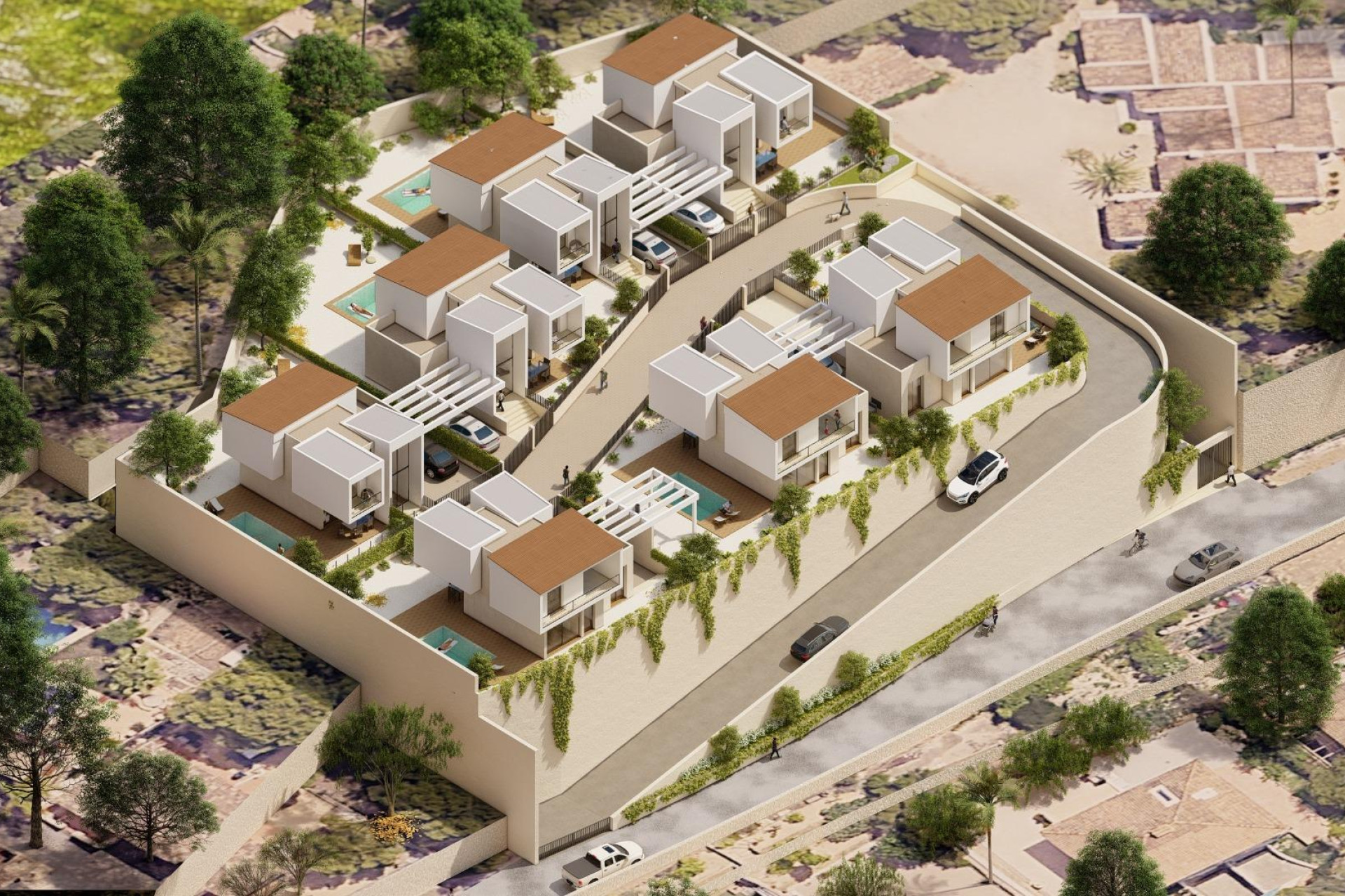 Nieuwbouw woningen - 3. Halfvrijstaand huis - La Nucía - Costa Blanca Noord
