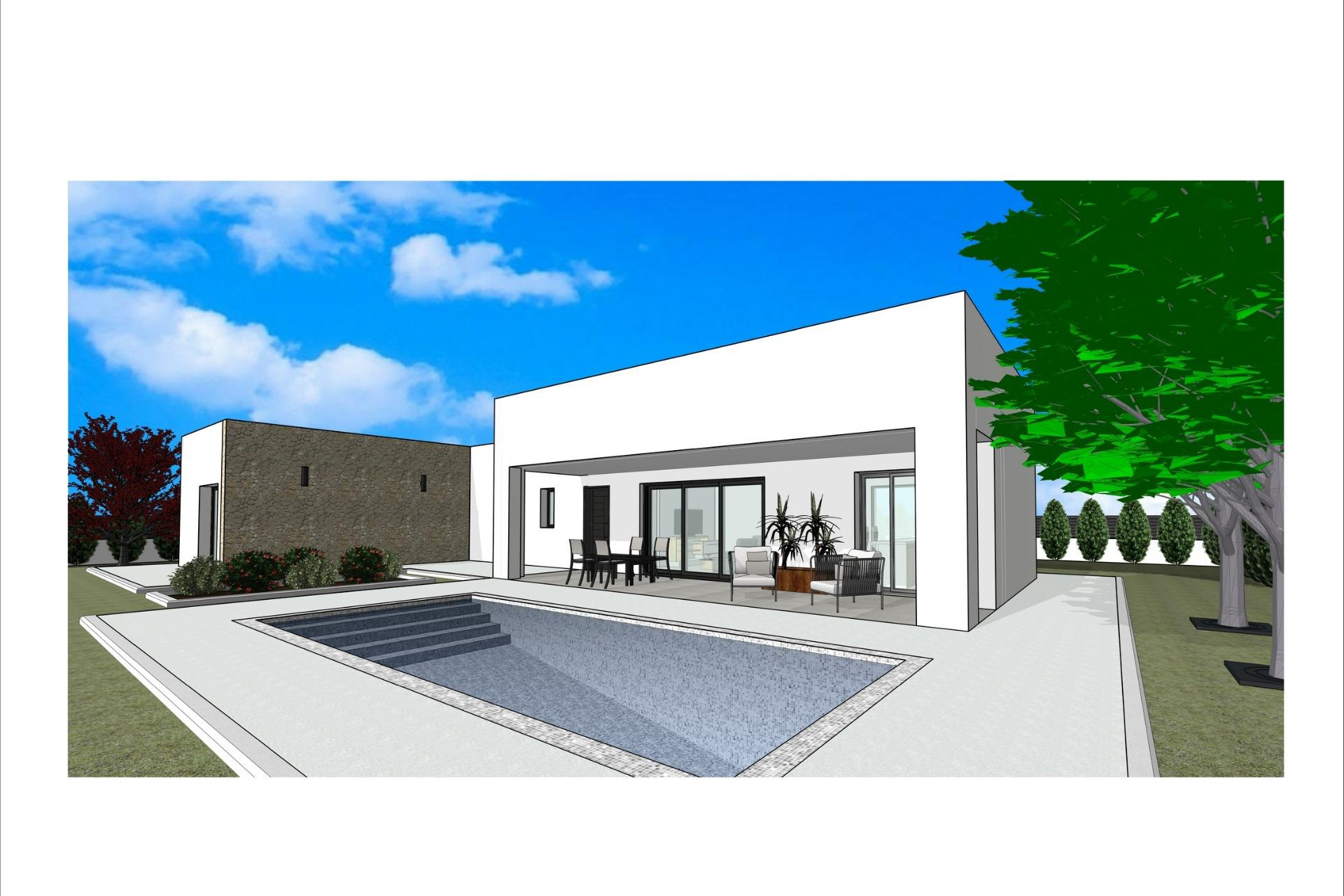 Nieuwbouw woningen - 3. Halfvrijstaand huis - La Romana - Costa Blanca Noord