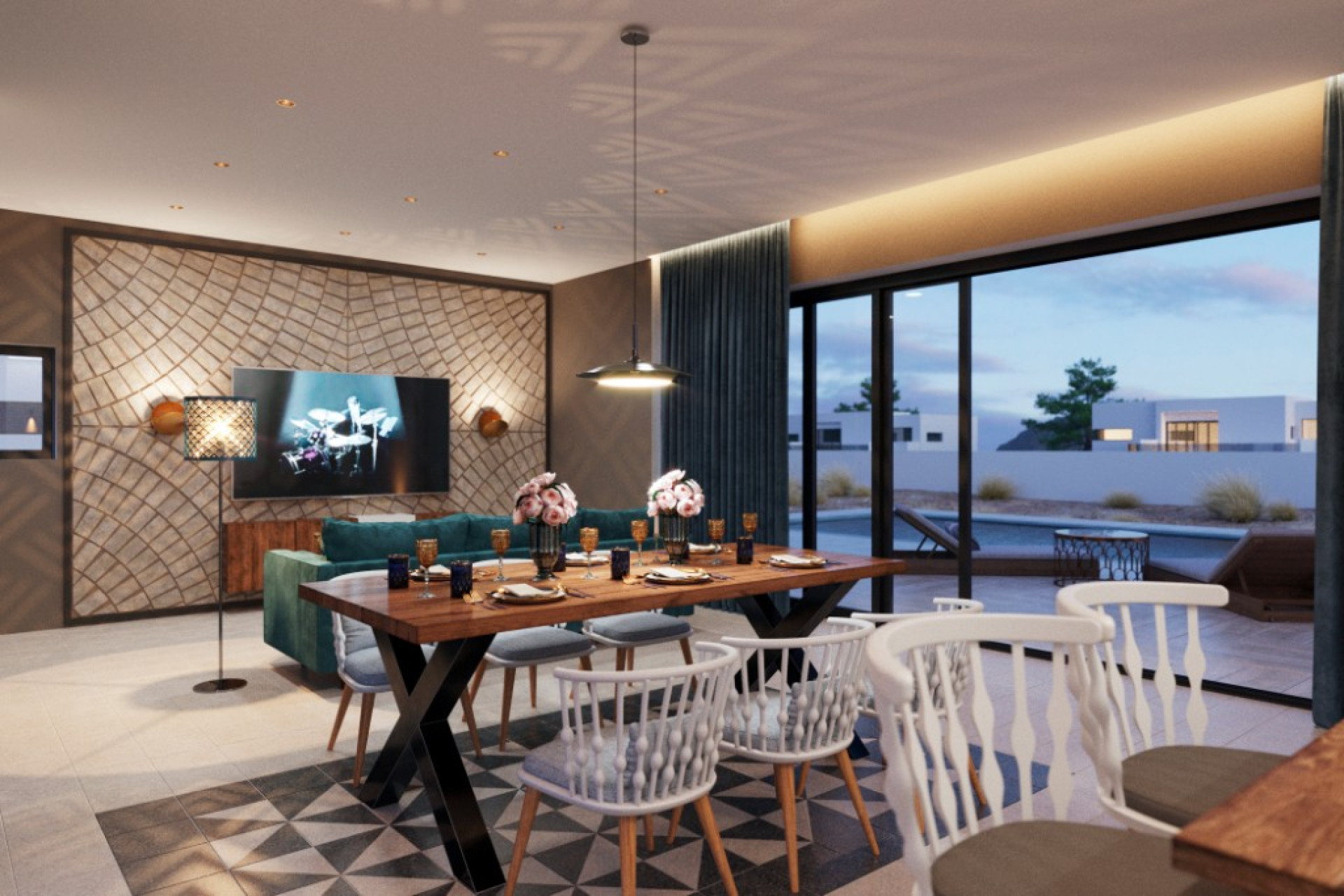 Nieuwbouw woningen - 3. Halfvrijstaand huis - Las Colinas Golf and Country Club - Costa Blanca Zuid