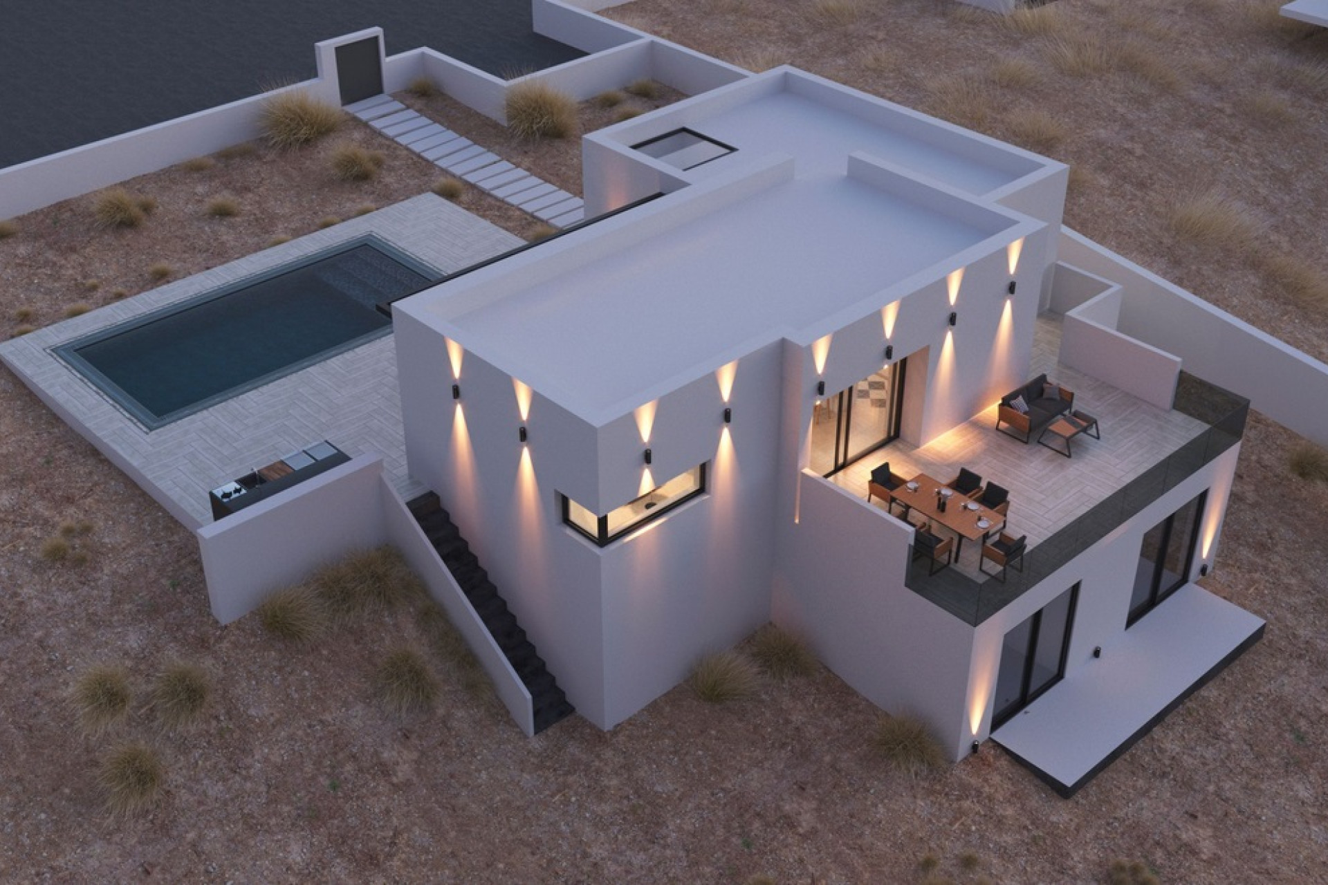 Nieuwbouw woningen - 3. Halfvrijstaand huis - Las Colinas Golf and Country Club - Costa Blanca Zuid