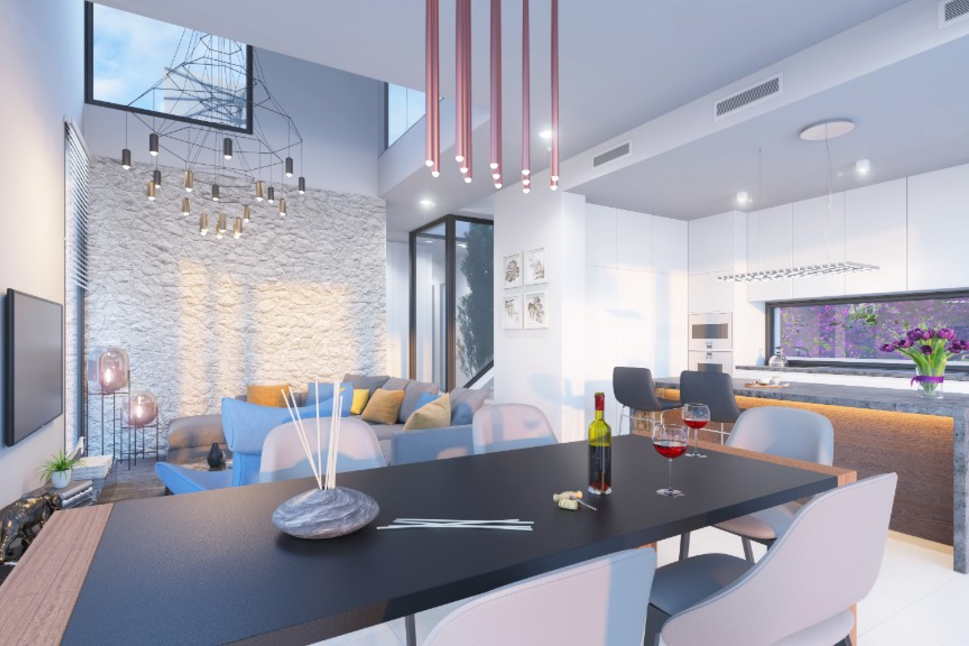 Nieuwbouw woningen - 3. Halfvrijstaand huis - Lomas de Don Juan - Costa Blanca Zuid