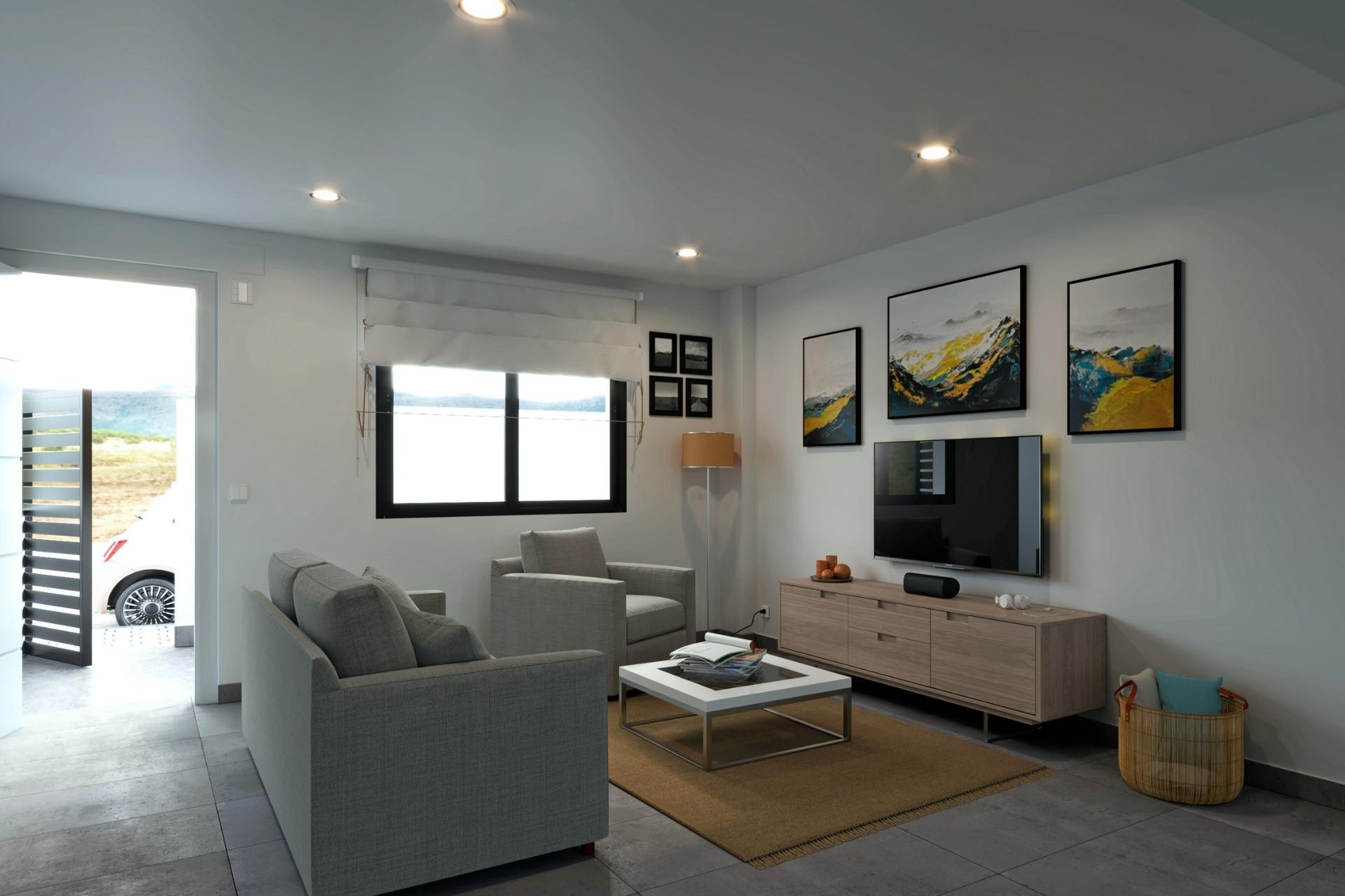 Nieuwbouw woningen - 3. Halfvrijstaand huis - Los Belones - Costa Calida