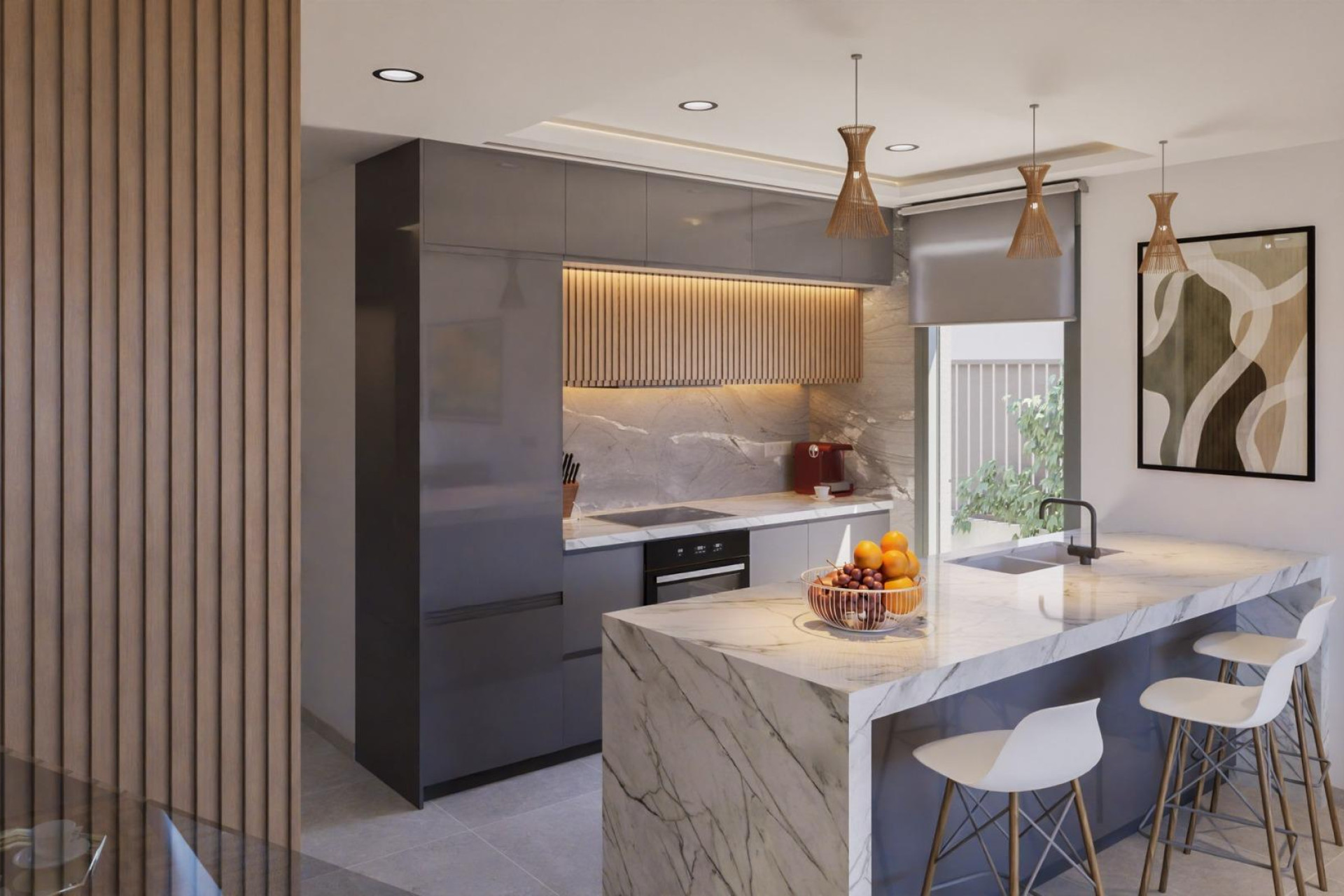 Nieuwbouw woningen - 3. Halfvrijstaand huis - Los Nietos - Costa Calida