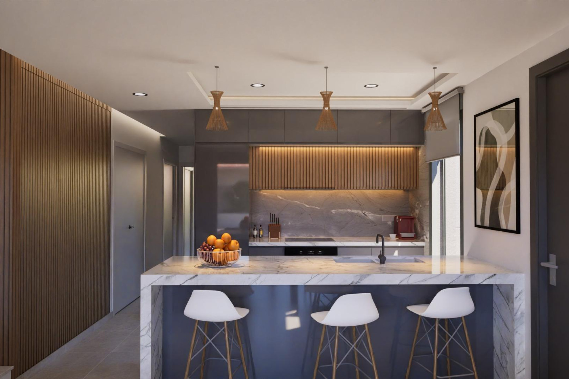 Nieuwbouw woningen - 3. Halfvrijstaand huis - Los Nietos - Costa Calida