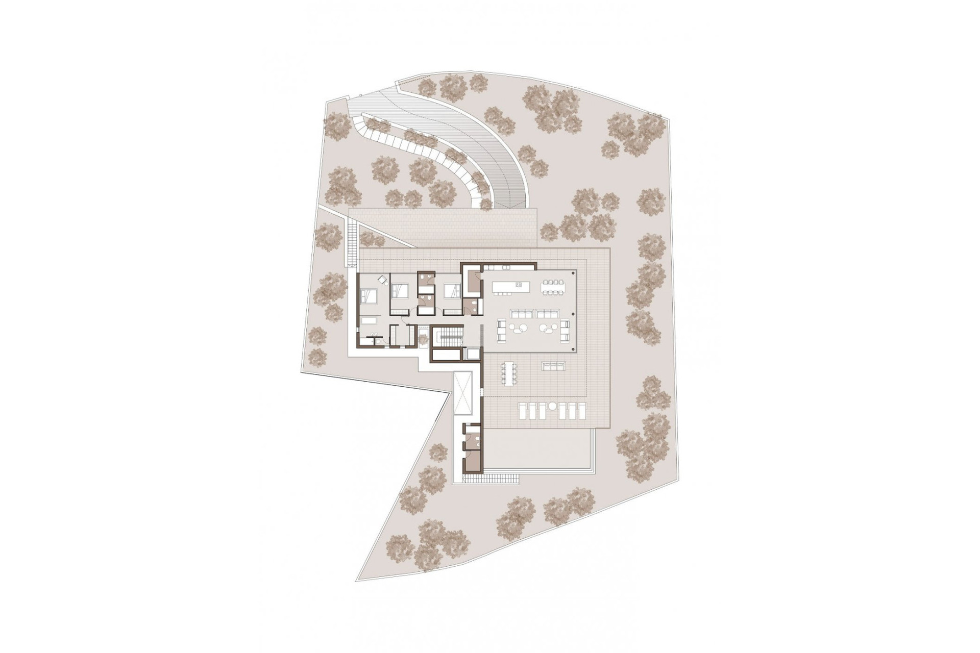 Nieuwbouw woningen - 3. Halfvrijstaand huis - Moraira - Costa Blanca Noord