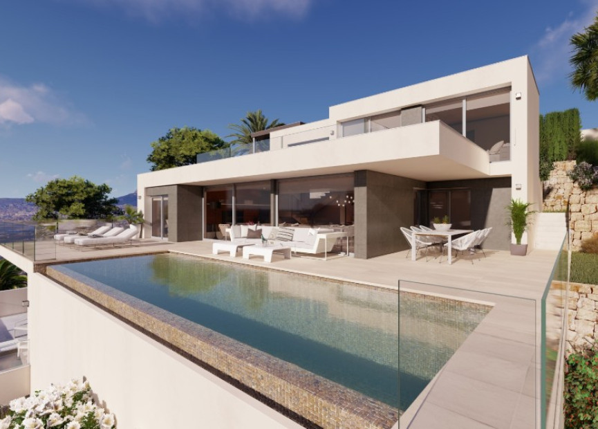 Nieuwbouw woningen - 3. Halfvrijstaand huis - Moraira - Costa Blanca Noord