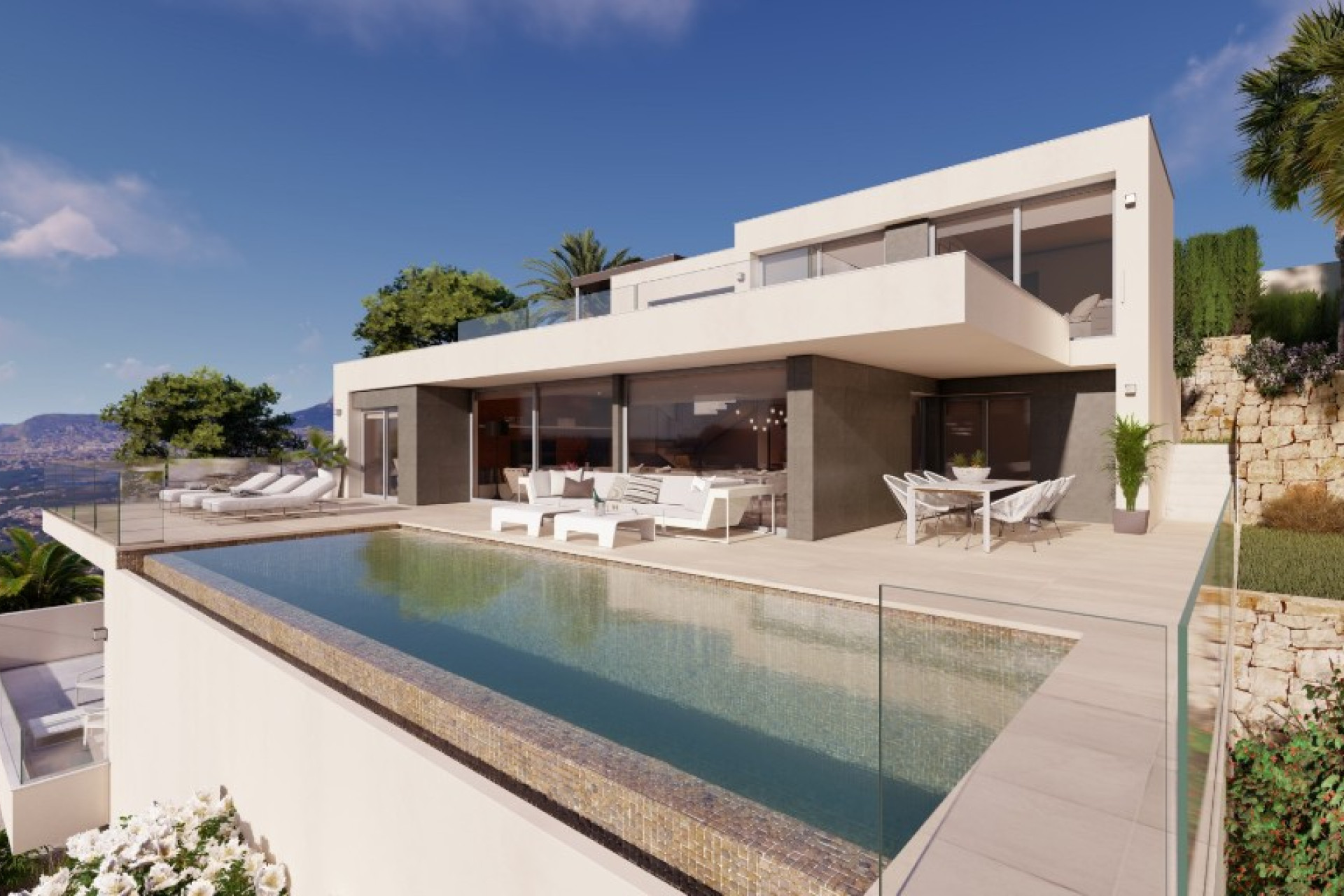 Nieuwbouw woningen - 3. Halfvrijstaand huis - Moraira - Costa Blanca Noord