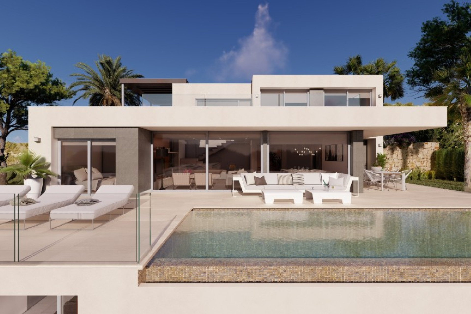 Nieuwbouw woningen - 3. Halfvrijstaand huis - Moraira - Costa Blanca Noord