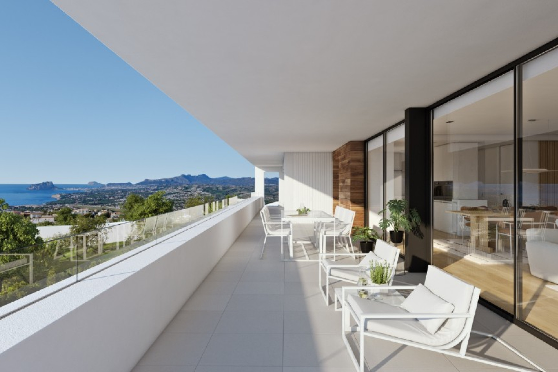 Nieuwbouw woningen - 3. Halfvrijstaand huis - Moraira - Costa Blanca Noord