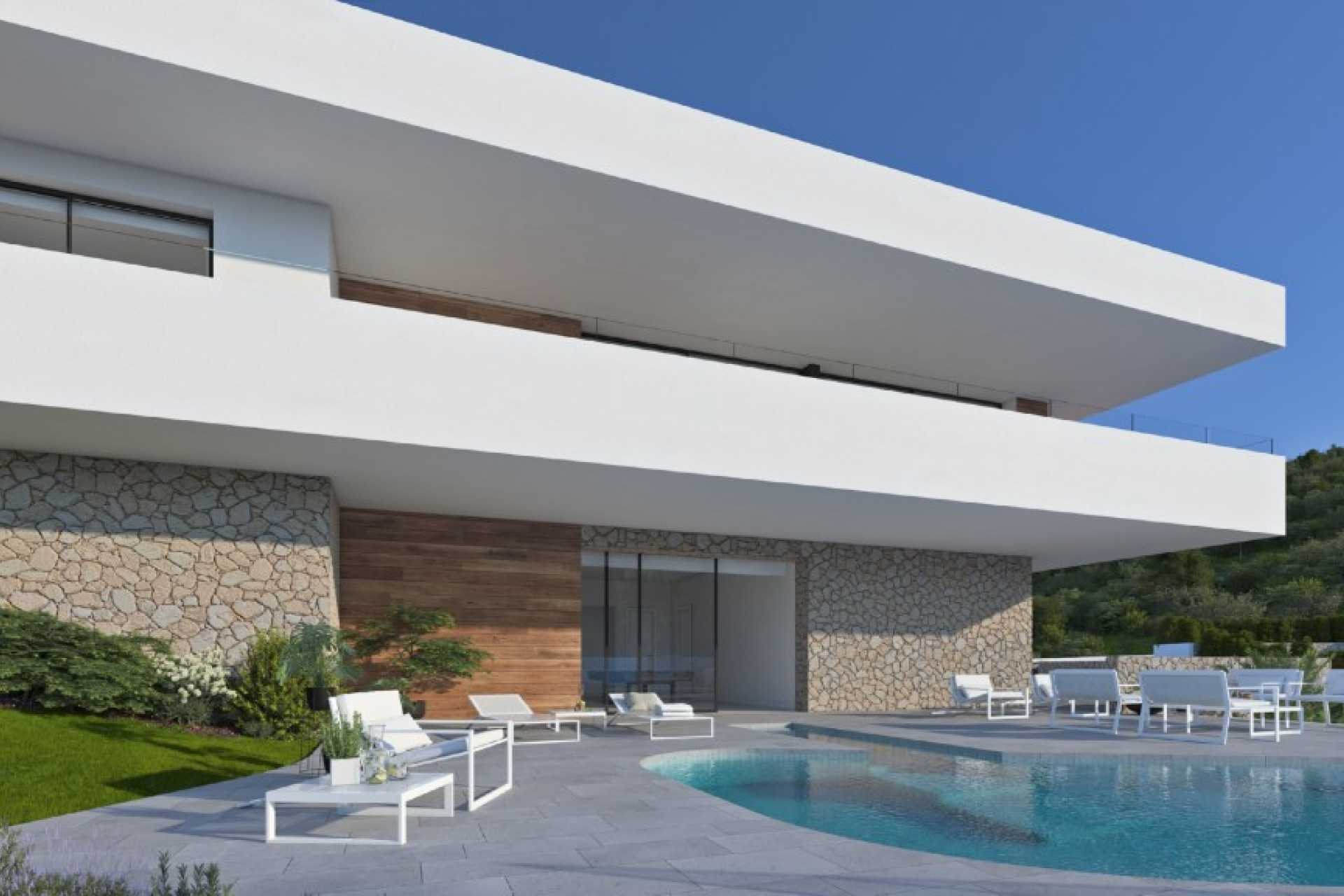 Nieuwbouw woningen - 3. Halfvrijstaand huis - Moraira - Costa Blanca Noord