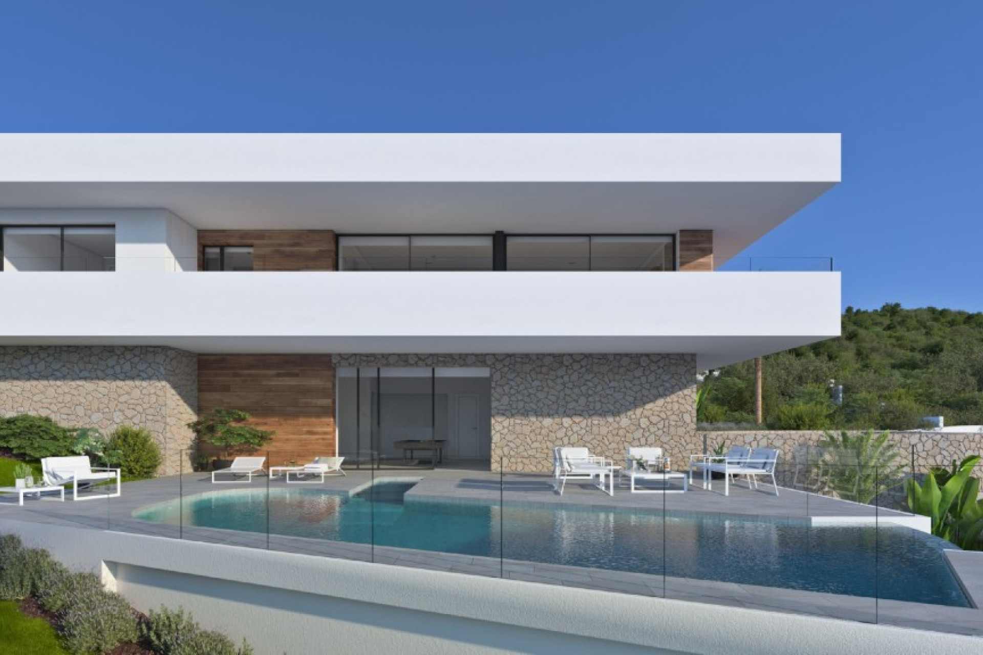 Nieuwbouw woningen - 3. Halfvrijstaand huis - Moraira - Costa Blanca Noord
