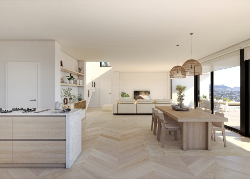 Nieuwbouw woningen - 3. Halfvrijstaand huis - Moraira - Costa Blanca Noord