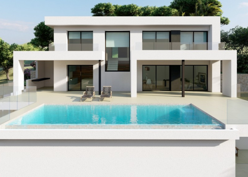 Nieuwbouw woningen - 3. Halfvrijstaand huis - Moraira - Costa Blanca Noord