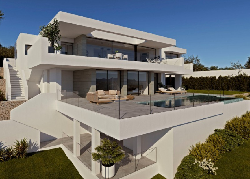 Nieuwbouw woningen - 3. Halfvrijstaand huis - Moraira - Costa Blanca Noord