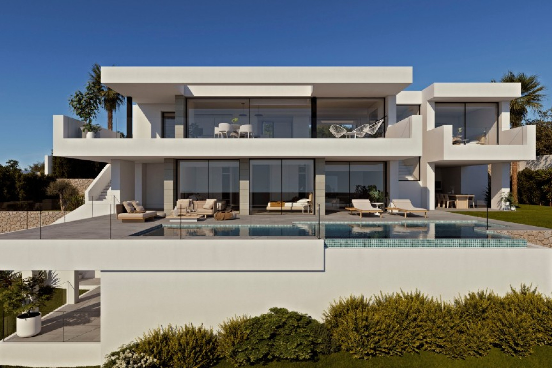 Nieuwbouw woningen - 3. Halfvrijstaand huis - Moraira - Costa Blanca Noord