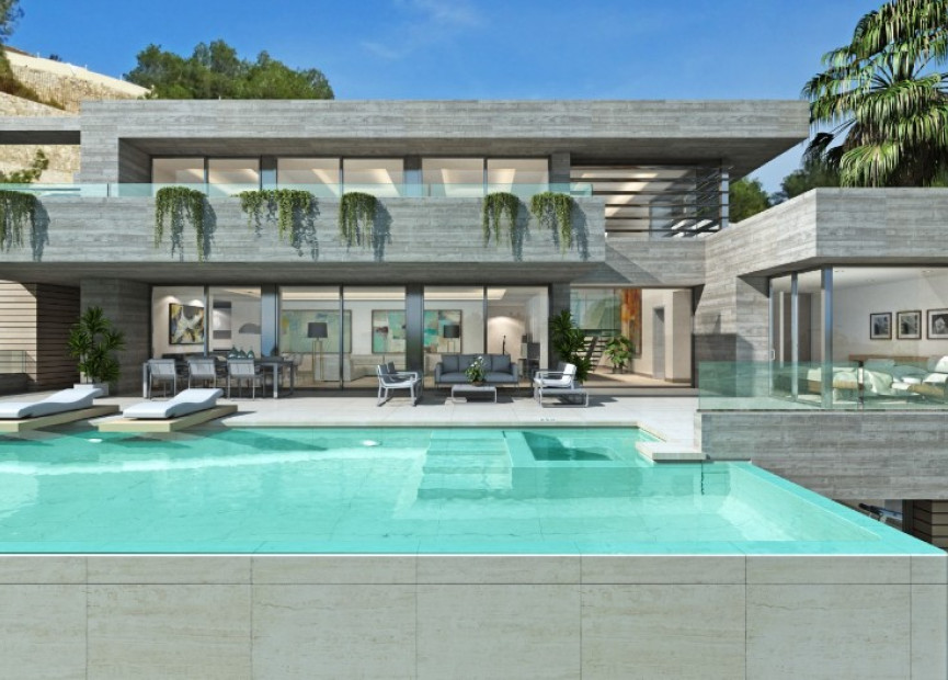 Nieuwbouw woningen - 3. Halfvrijstaand huis - Moraira - Costa Blanca Noord