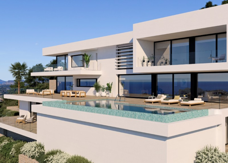 Nieuwbouw woningen - 3. Halfvrijstaand huis - Moraira - Costa Blanca Noord