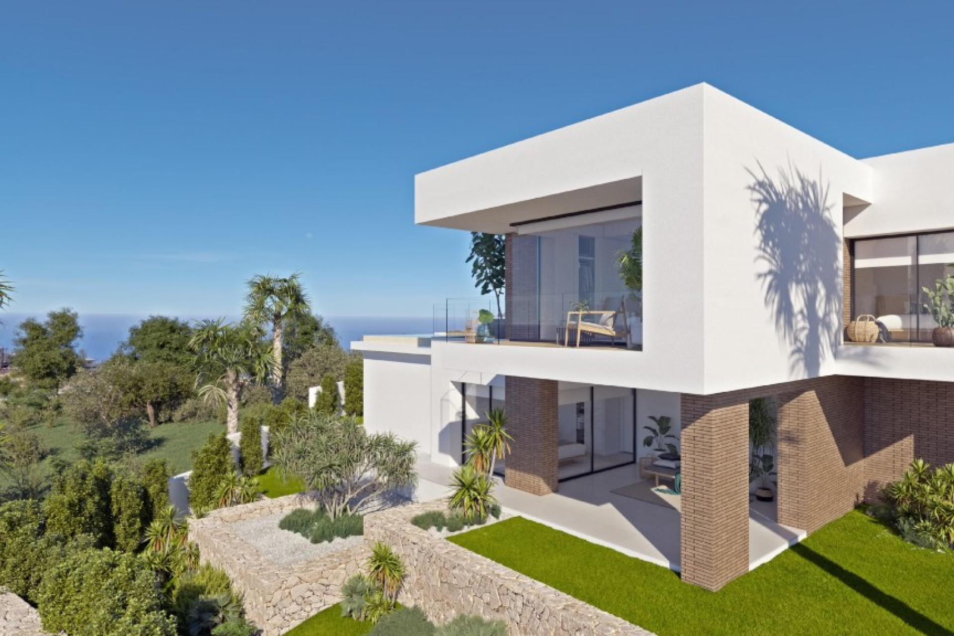 Nieuwbouw woningen - 3. Halfvrijstaand huis - Moraira - Costa Blanca Noord